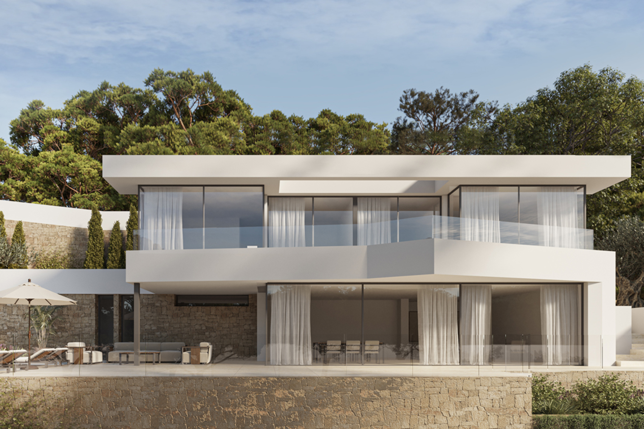 Luxuriöse Neubauvilla mit Meerblick, Racó de Galeno