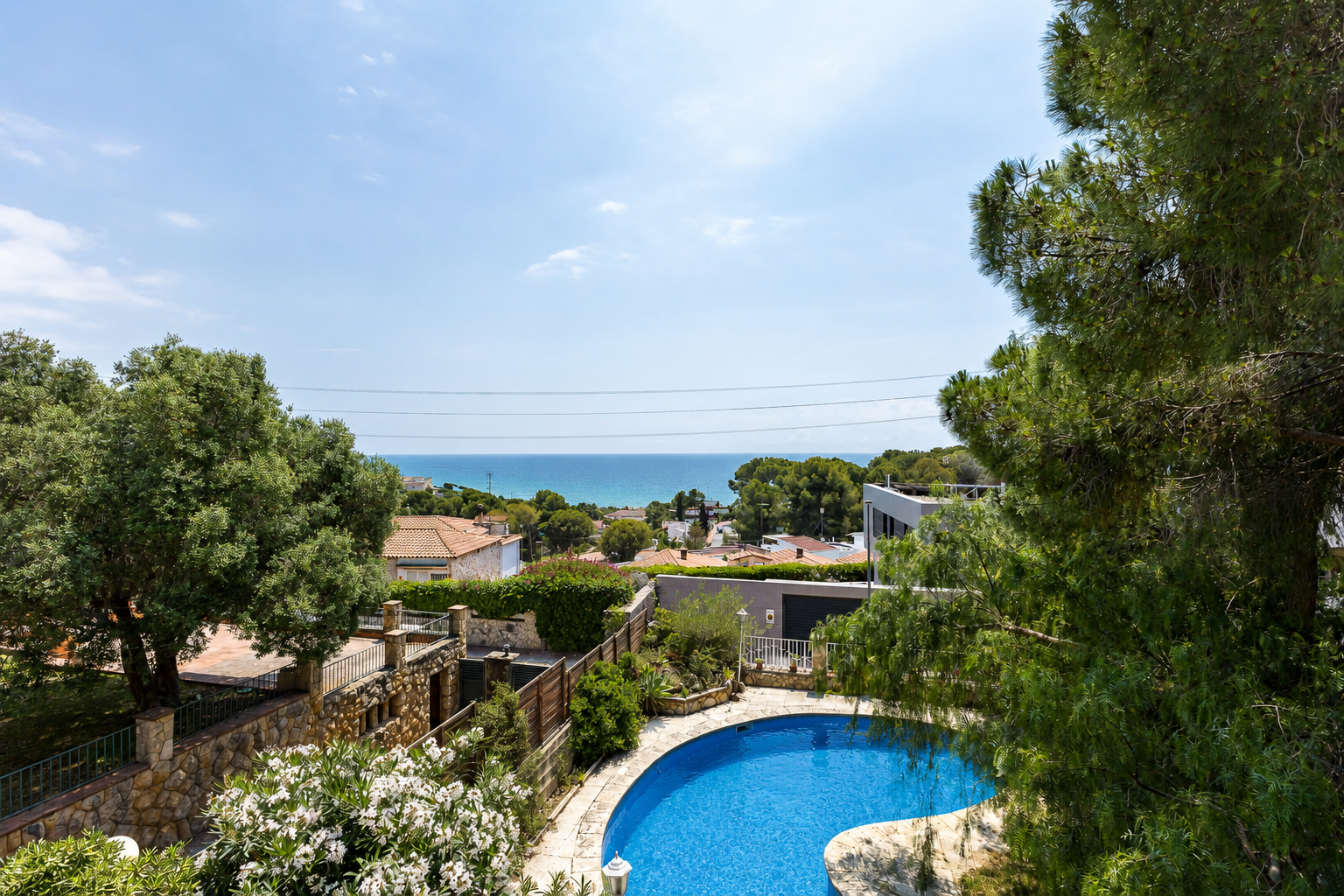 Espectacular casa independiente con vistas al mar en Cala Romana