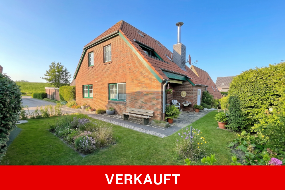 Vielseitiger Wohnkomfort an der Nordsee: Ein-/Zweifamilienhaus in zweiter Reihe