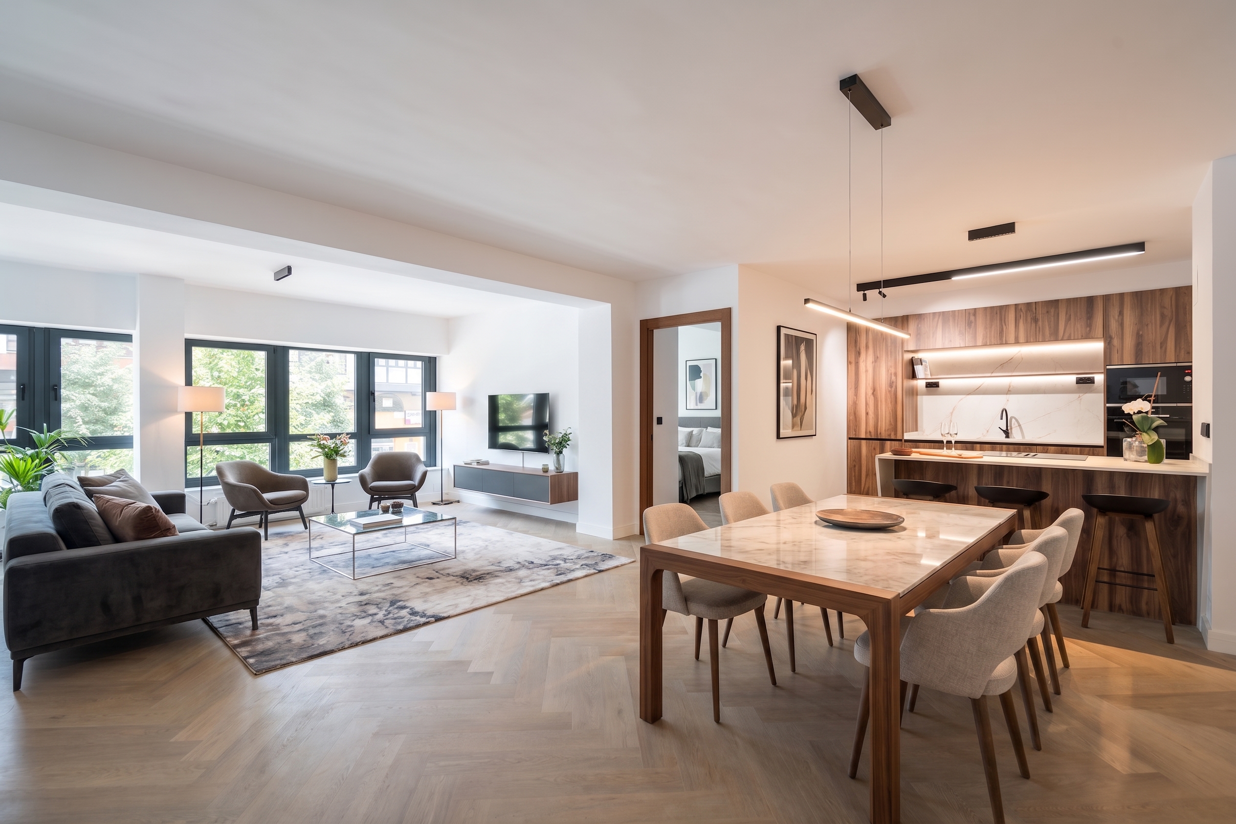 Exclusiva vivienda de diseño entre el parque y la playa