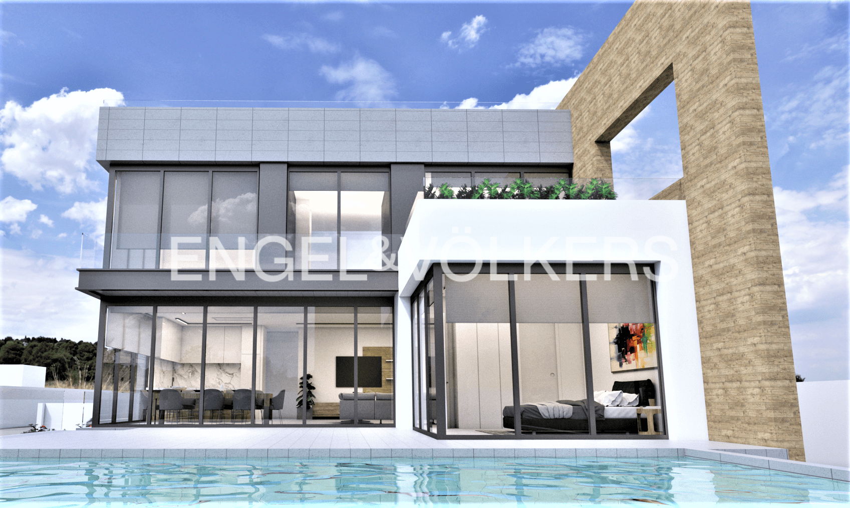 Villa única de estilo moderno en playa de La Zenia