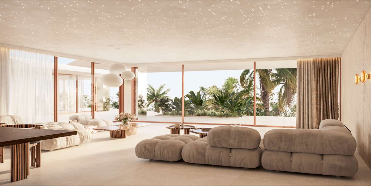 Νεόδμητη μεζονέτα με ιδιωτικό κήπο και πισίνα, λίγα βήματα από τη θάλασσα