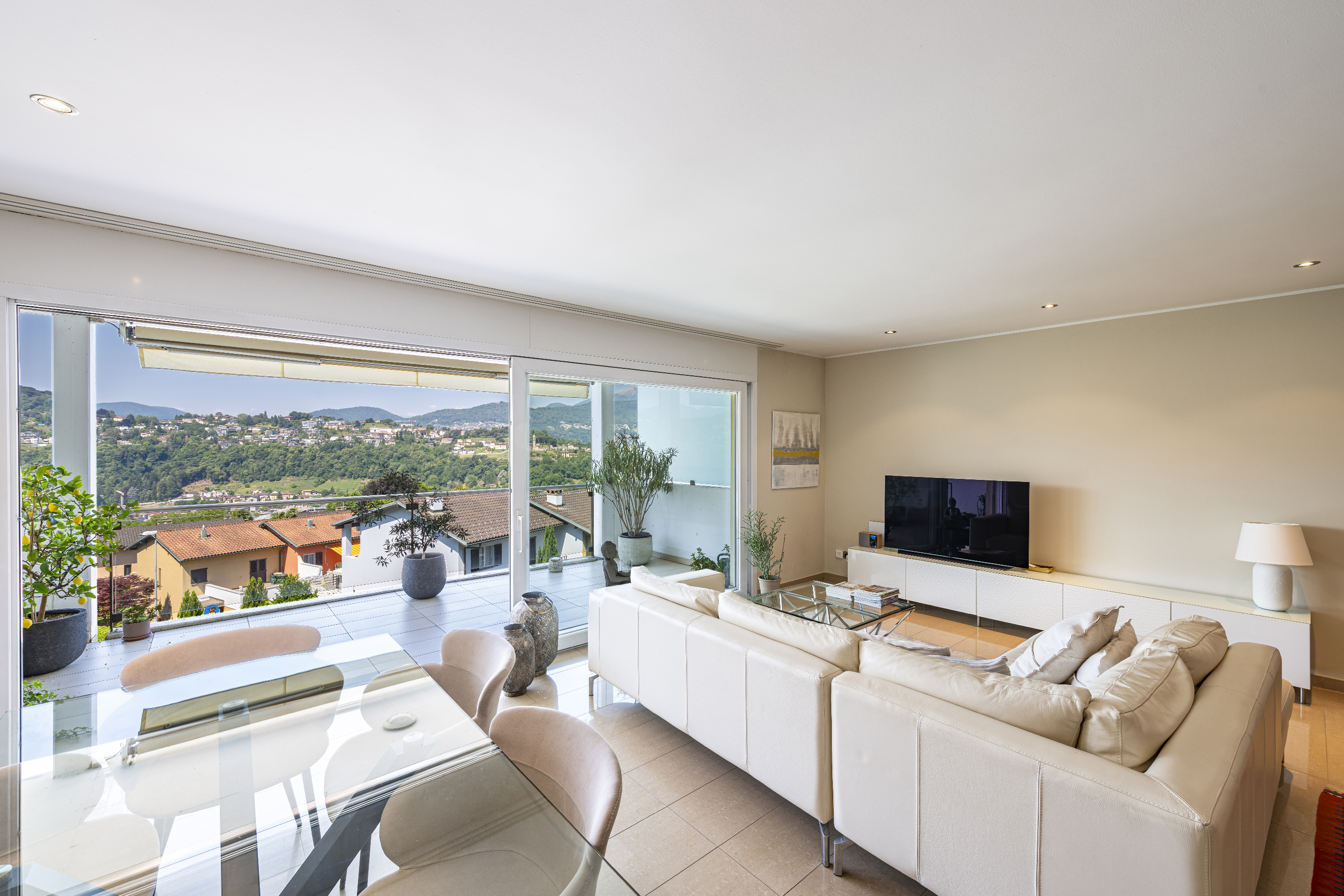 Modern apartment with terrace and open views