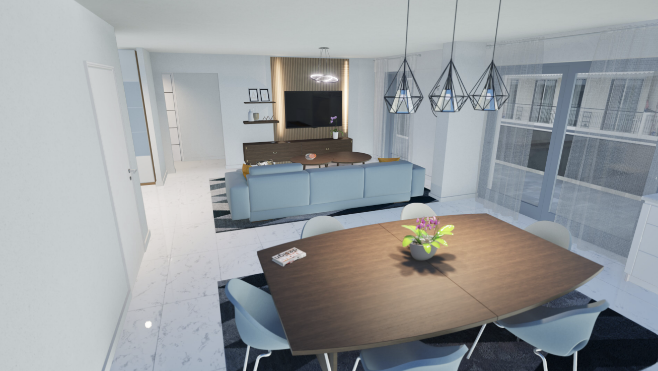Modern 4th-floor apartment with parking