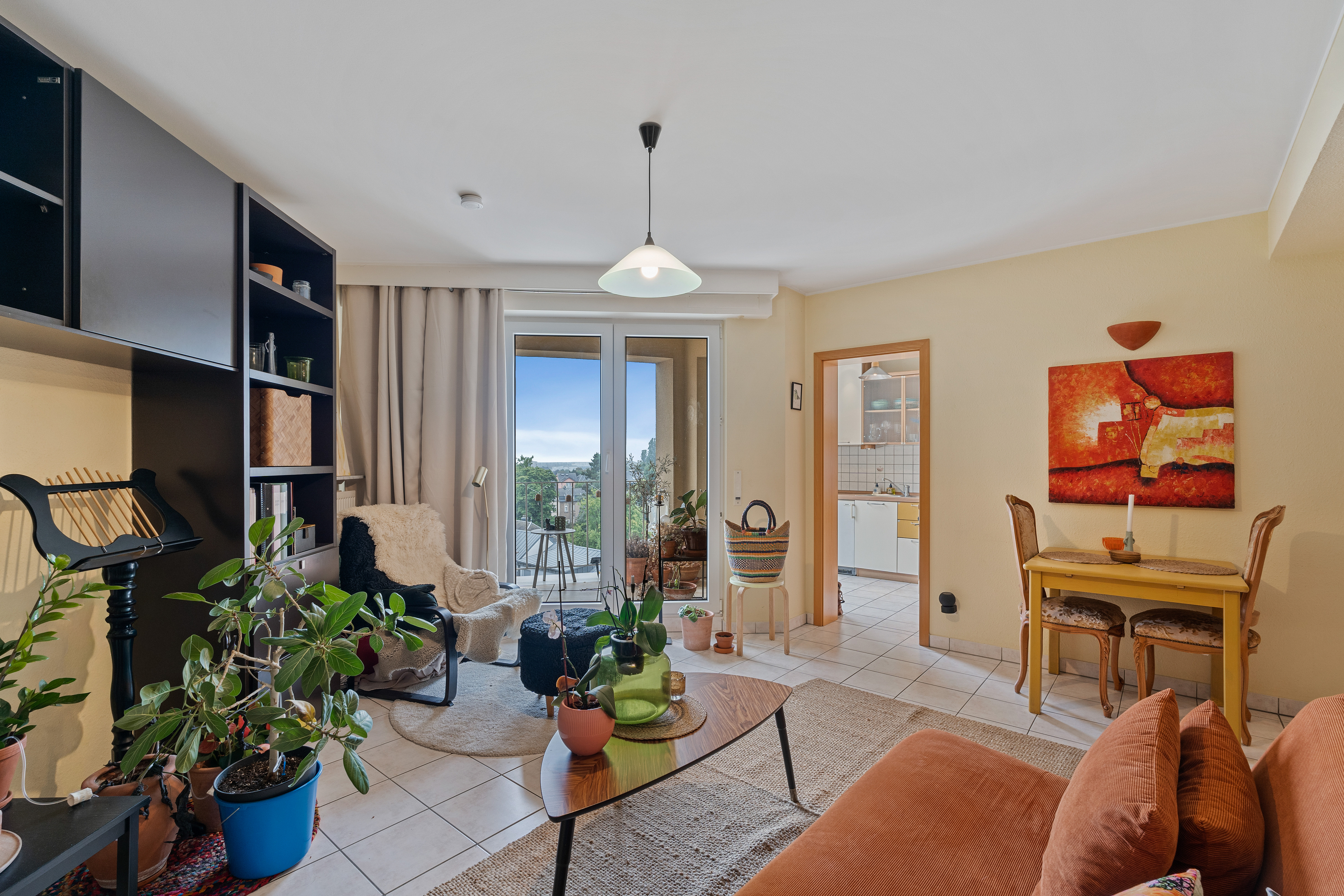 Studio mit Terrasse und freiem Blick im Herzen von Bettemburg