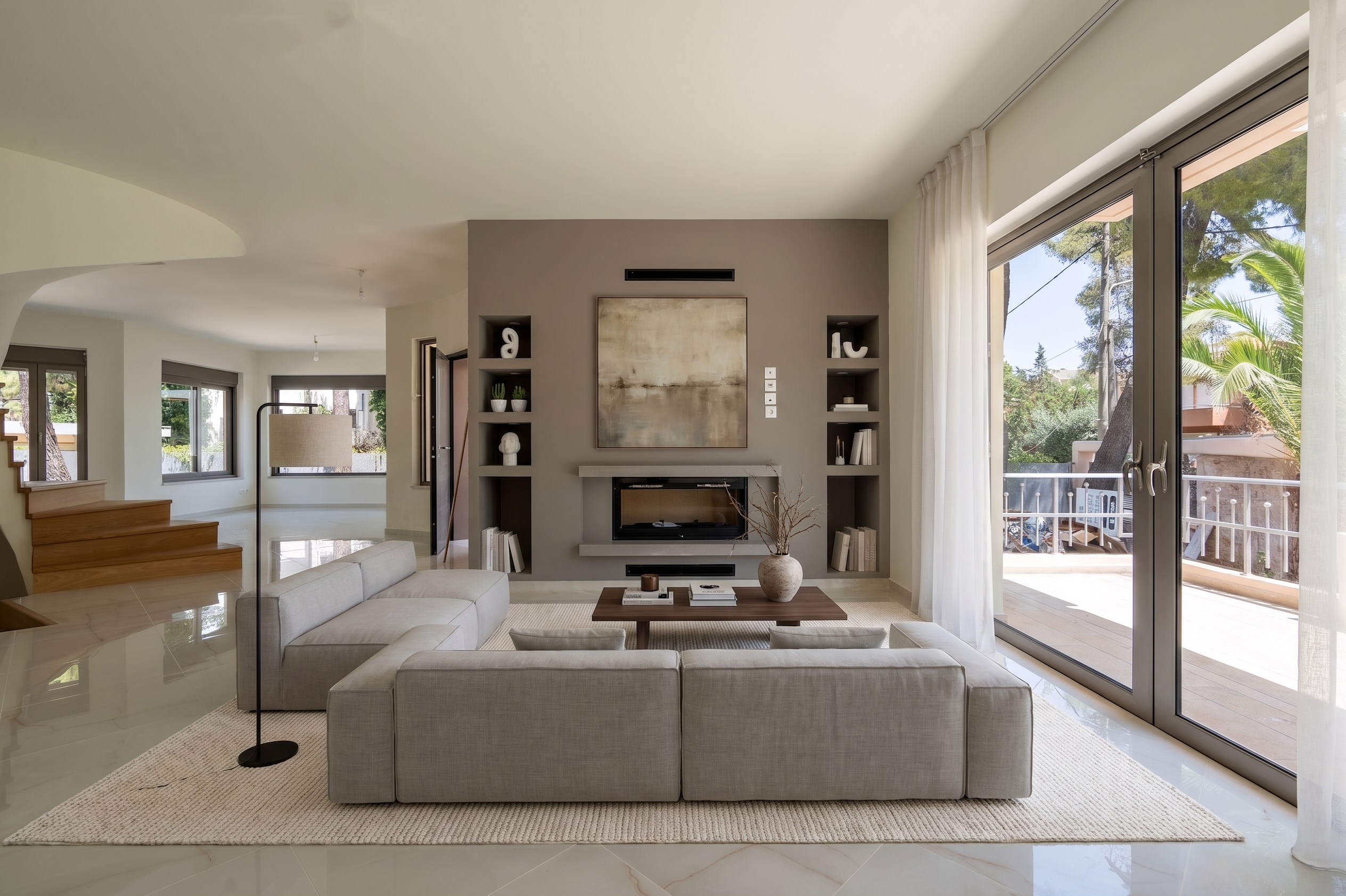 Newly built maisonette with private pool [AI-modified]