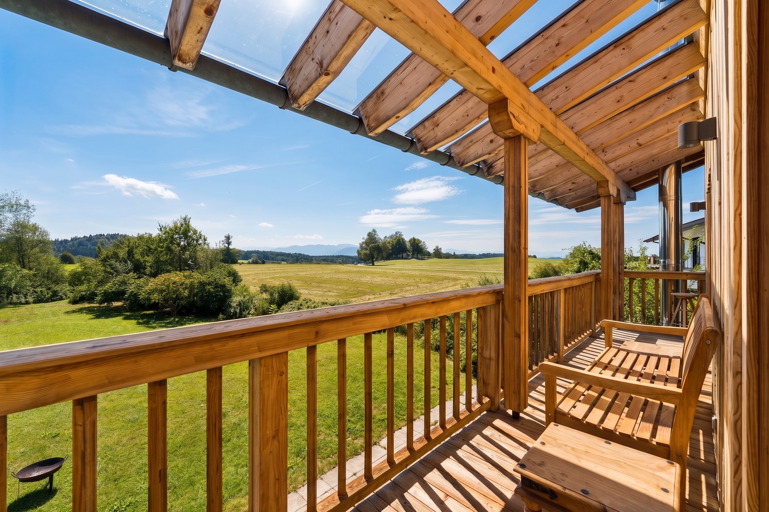 Rare find: Exclusive country house in Dietramszell with panoramic mountain views [AI-modified]