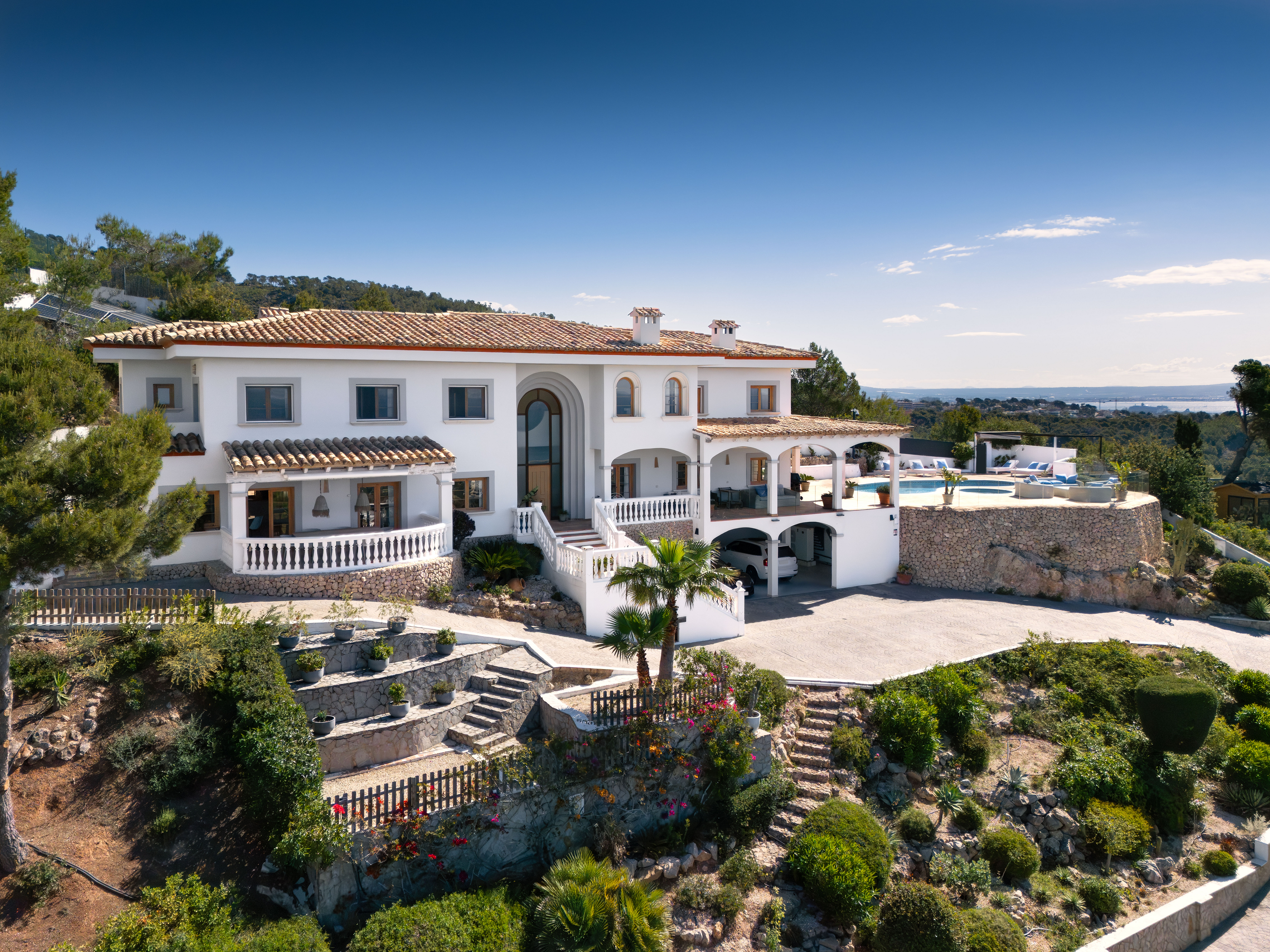 Holiday dream home with wide sea views in Costa d'en Blanes