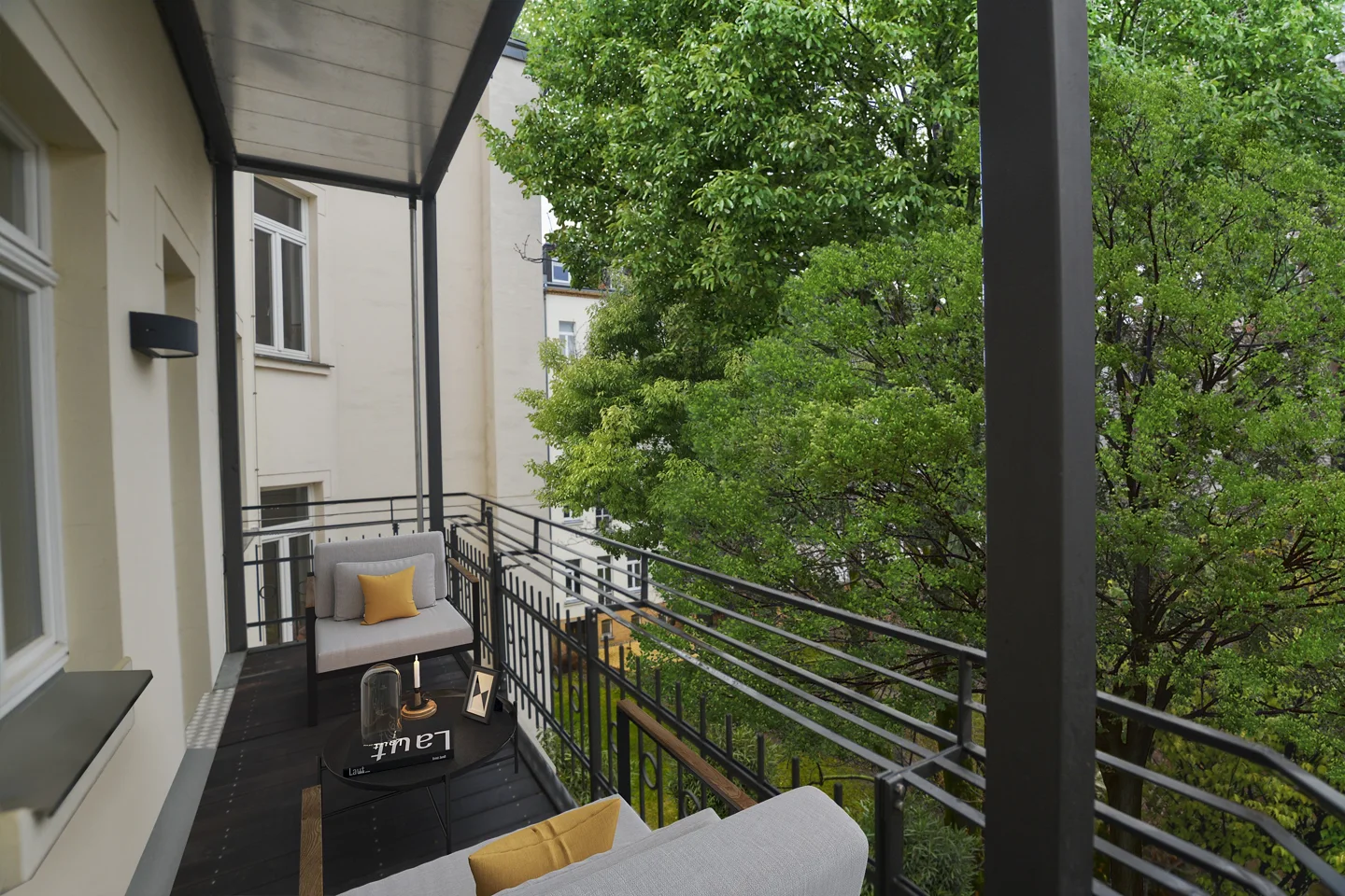 Charmantes Altbau-Juwel: Großzügige 5-Zimmer Wohnung mit Stuck und zwei Balkonen im begehrten Waldstraßenviertel