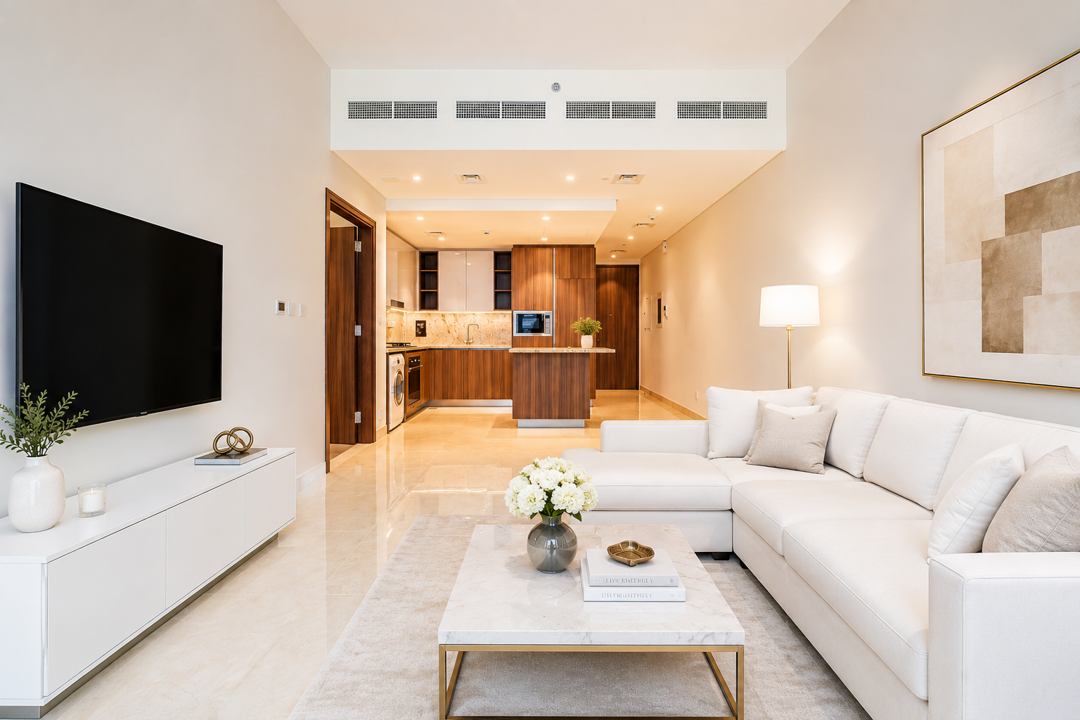 Canal & Pool View | Bright | Unfurnished