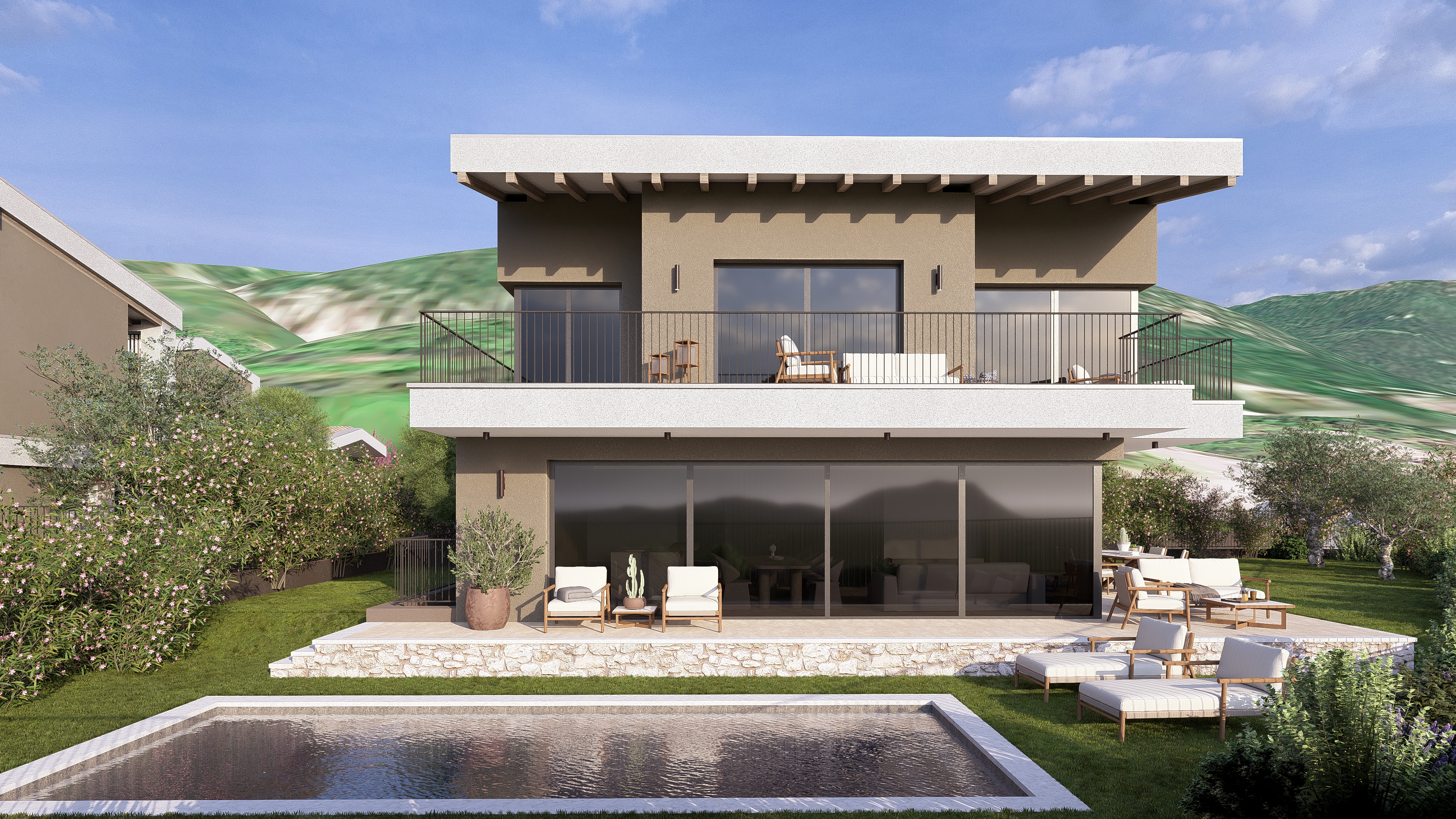 Luce sulle Colline di Pesina — La villa dove panorama, silenzio e design diventano emozione