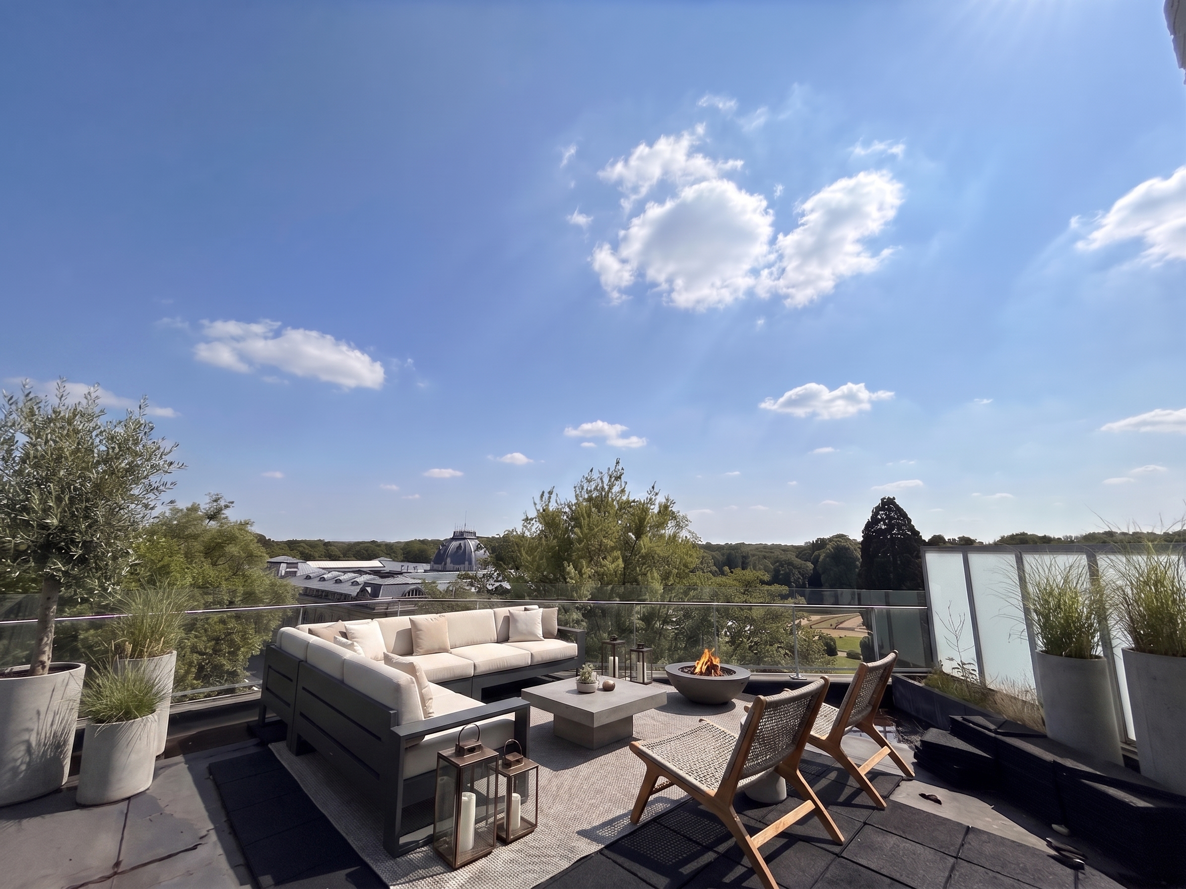 Duplex penthouse met adembenemend uitzicht op het Park van Tervuren