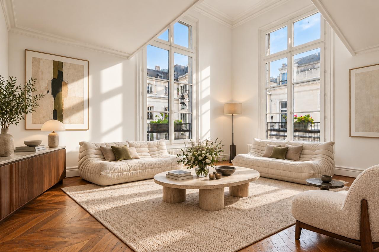 Paris VIIIe - Avenue Gabriel - Charming duplex - 3 bedrooms [AI-modified]