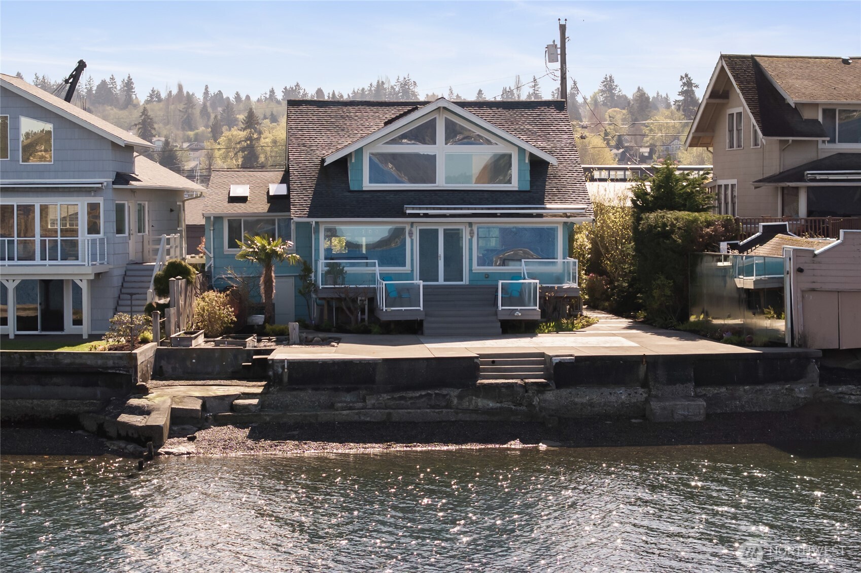 Custom remodeled waterfront Home