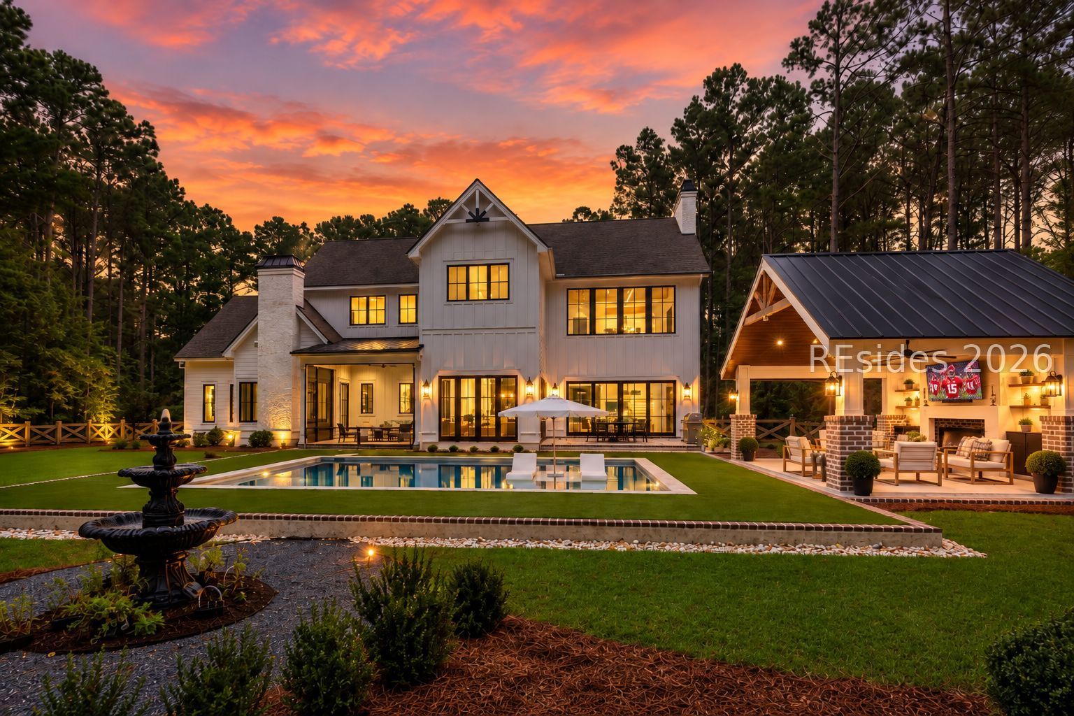Modern Lowcountry Luxury with a Private Resort Setting