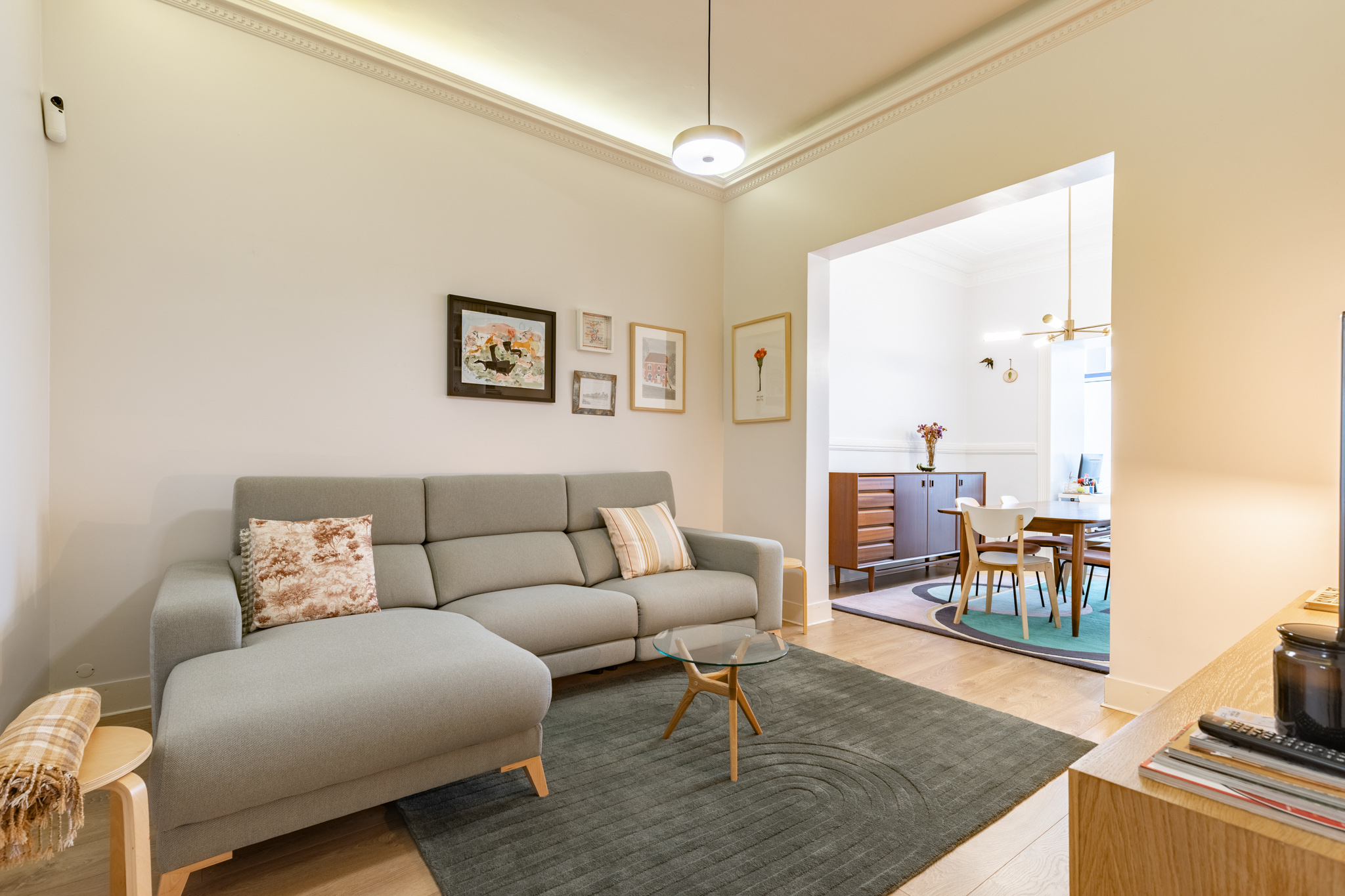 Furnished 2 bedroom apartment with Private Terrace in São Vicente