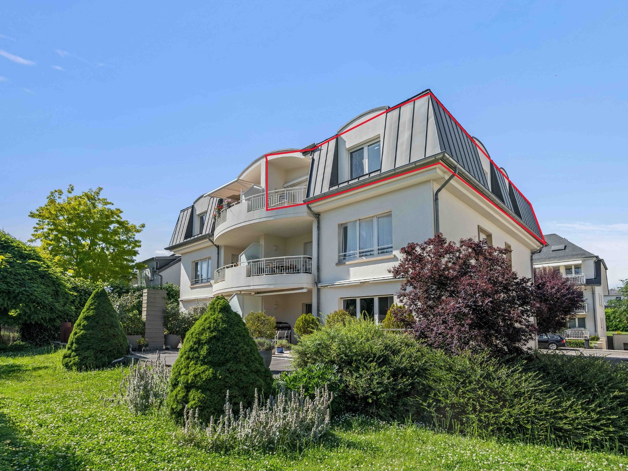 Top-floor duplex near Luxembourg City