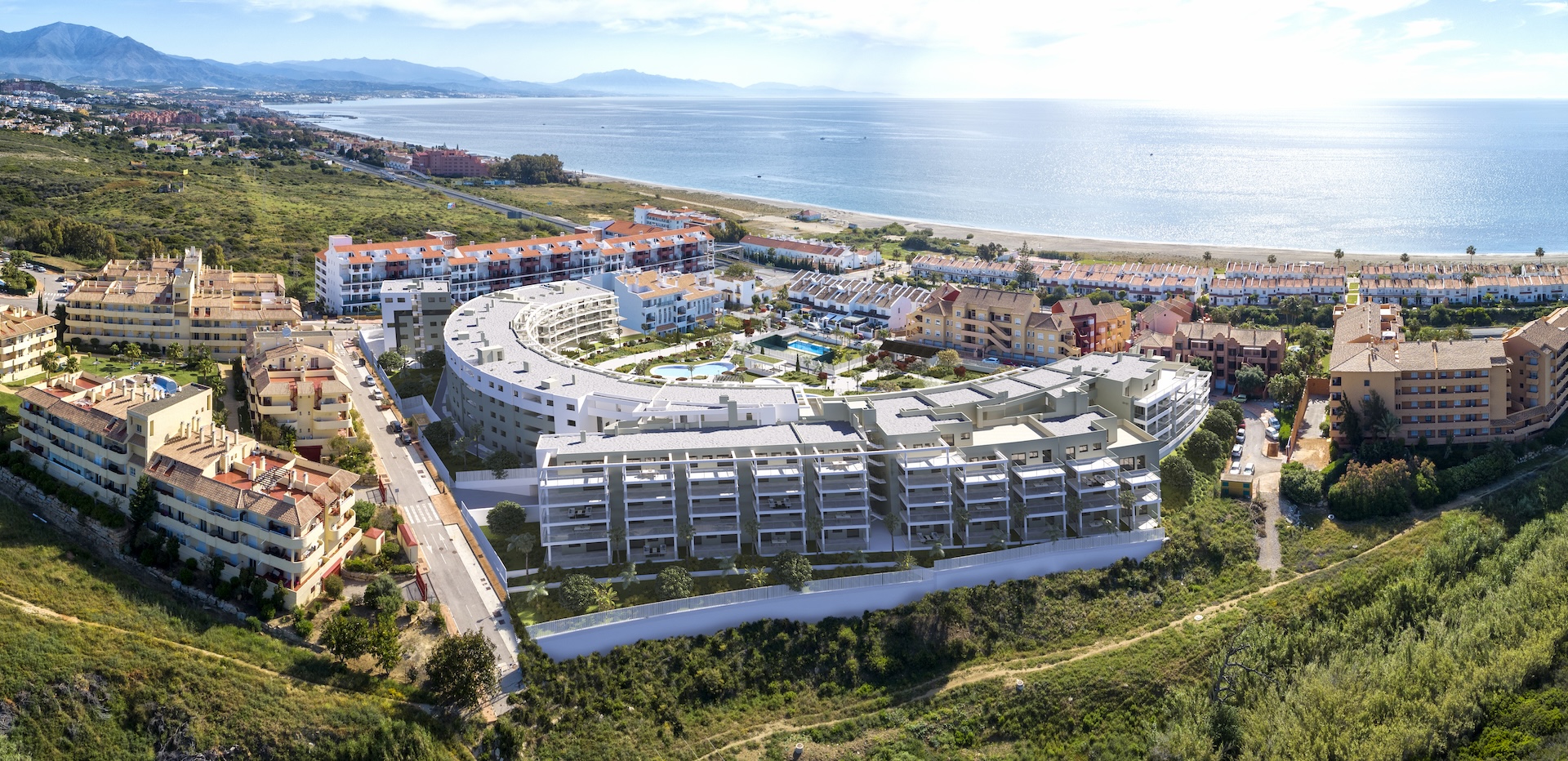 3-Zimmer-Penthouse mit Meer- und Grünblick