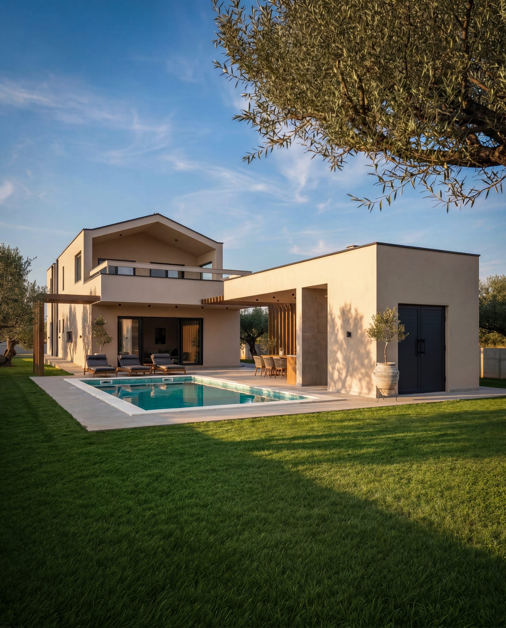 Modern new-build project embedded in Mediterranean surroundings