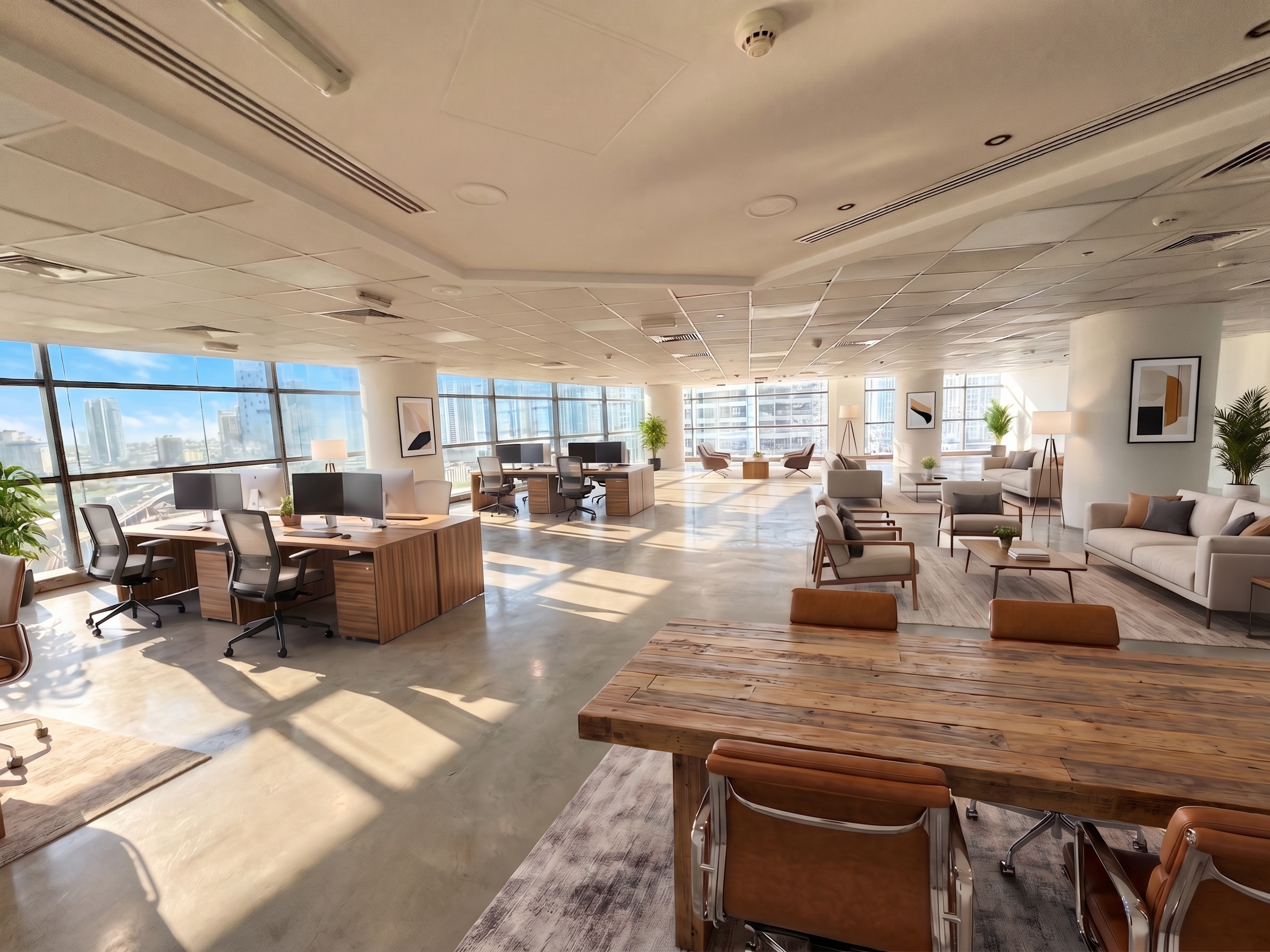 Spacious Office|Bright Flexible Workspace | Modern