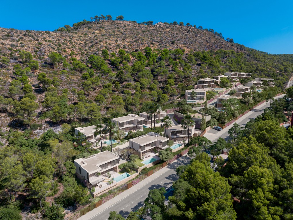 Bonavida: TOP new-build villa with pool surrounded by a green zone