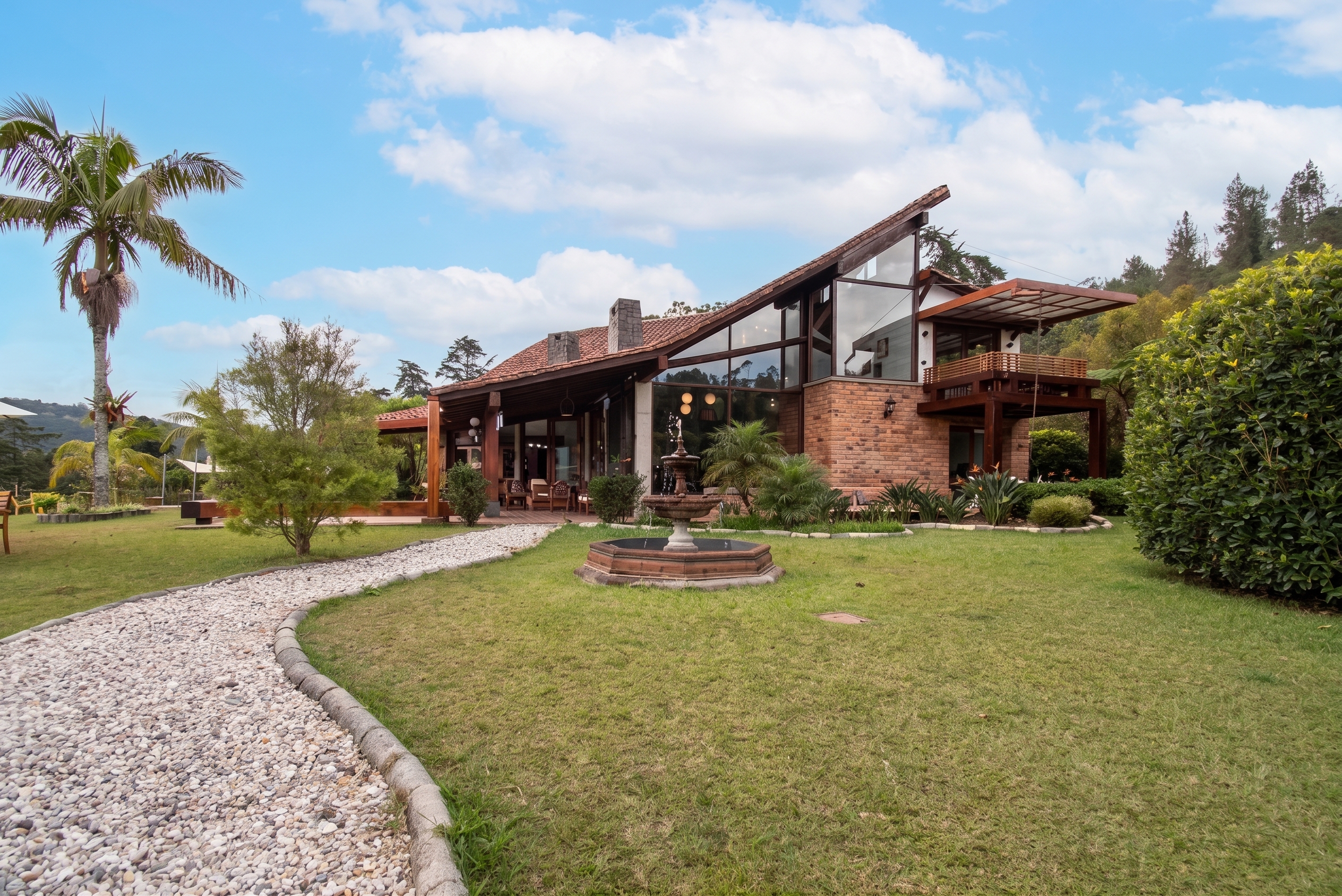 Casa finca con vista a represa en parcelación para venta en El Retiro