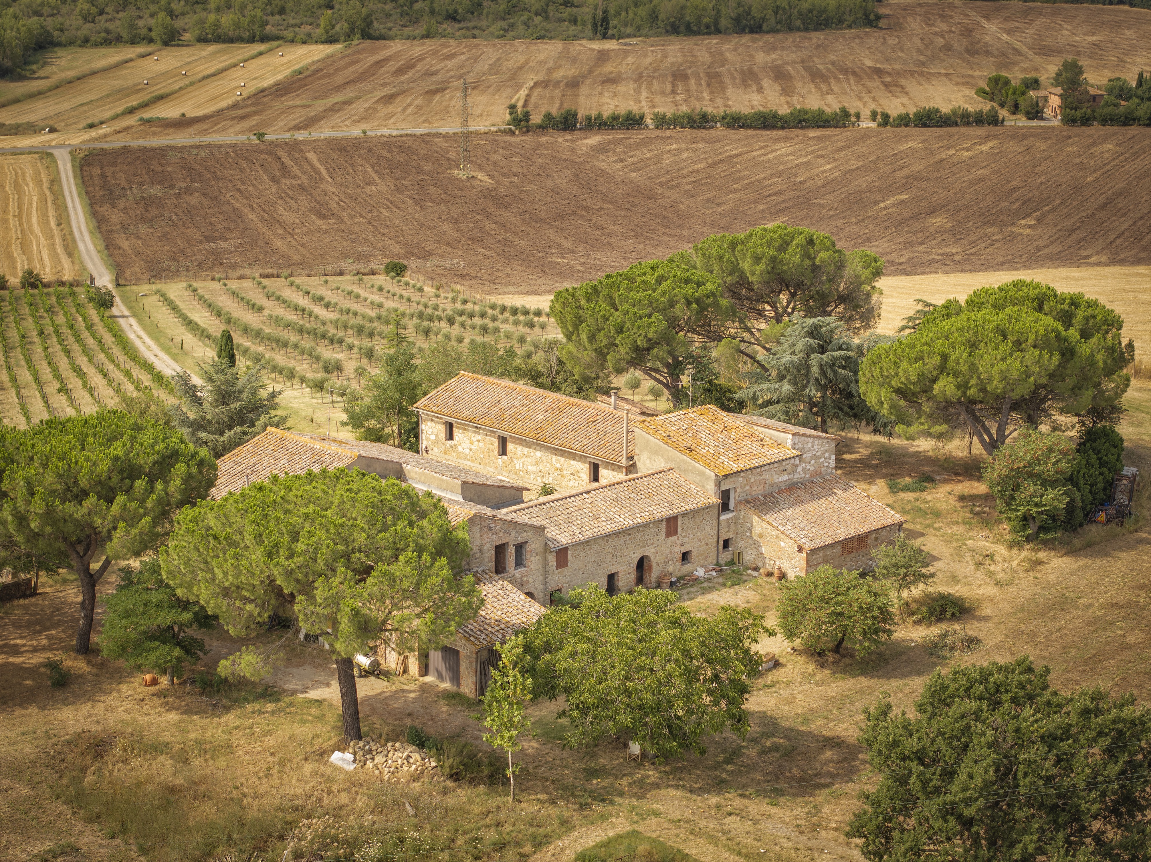 Spectacular unfinished property in Val d'Orcia