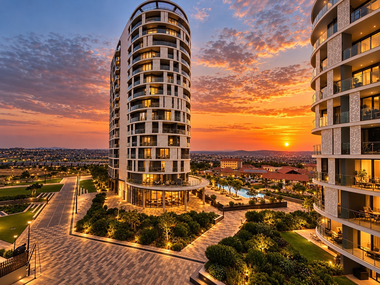 Luxury fully furnished, 2 bedroom apartment for sale at Ellipse Waterfall