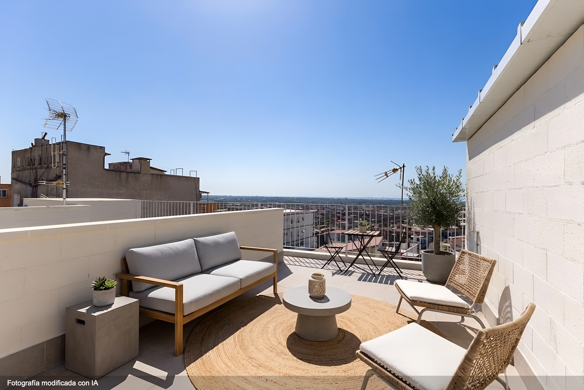 Beautiful NEW-BUILD penthouse with a magnificent terrace and spectacular panoramic views of Castelldefels and the sea