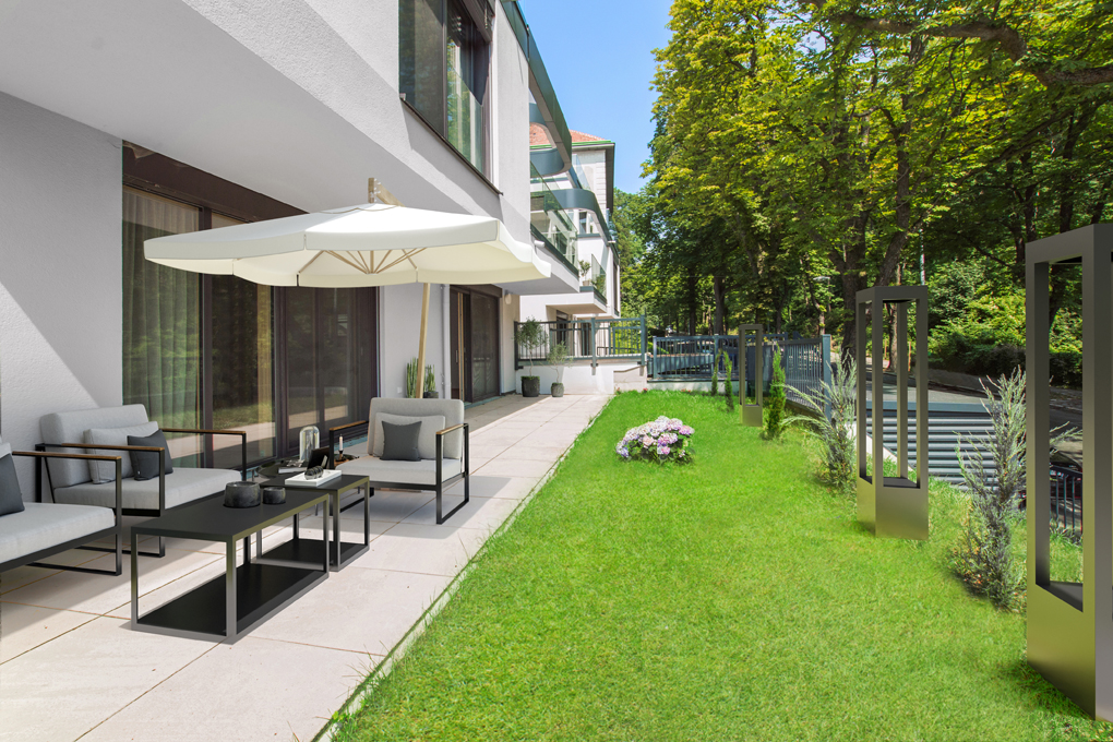 Dream home with garden on the Cobenzl [AI-modified]