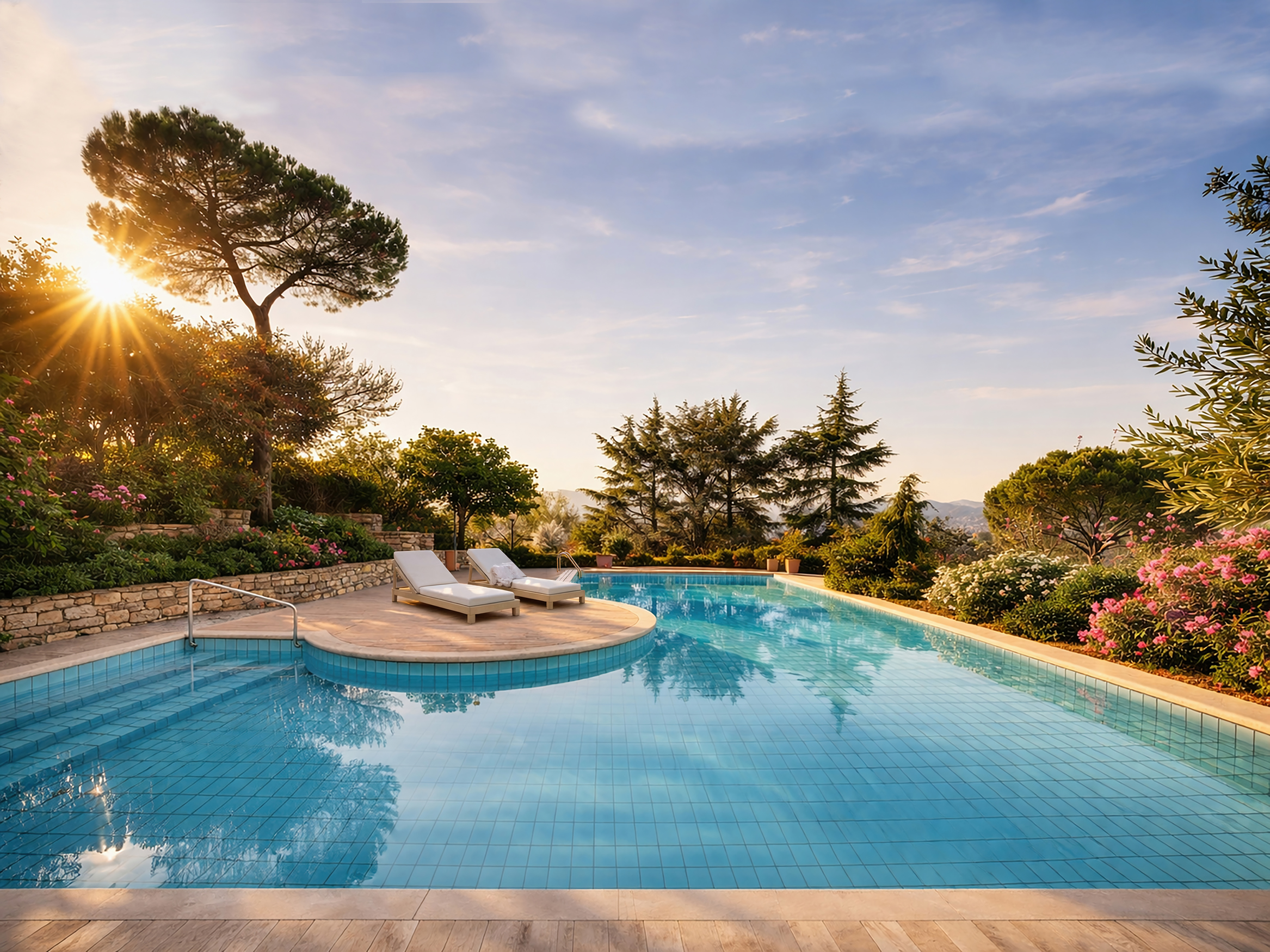 Panorama ed emozioni in villa singola con piscina