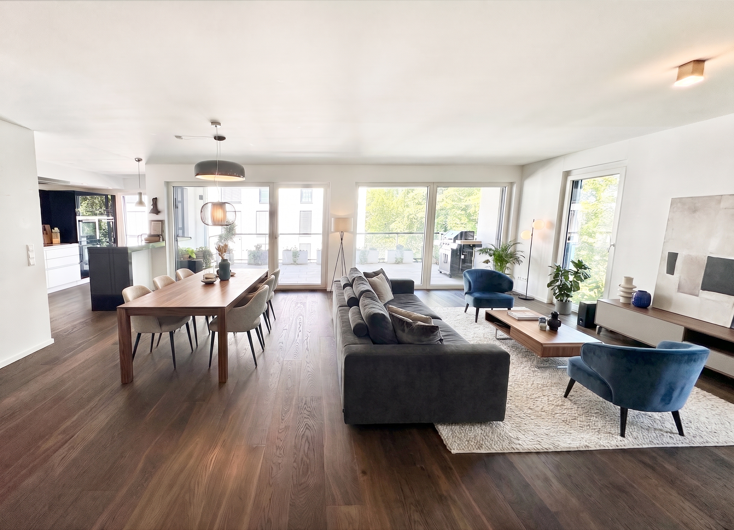 Moderne 5,5-Zimmer-Wohnung im Seepark [AI-modified]