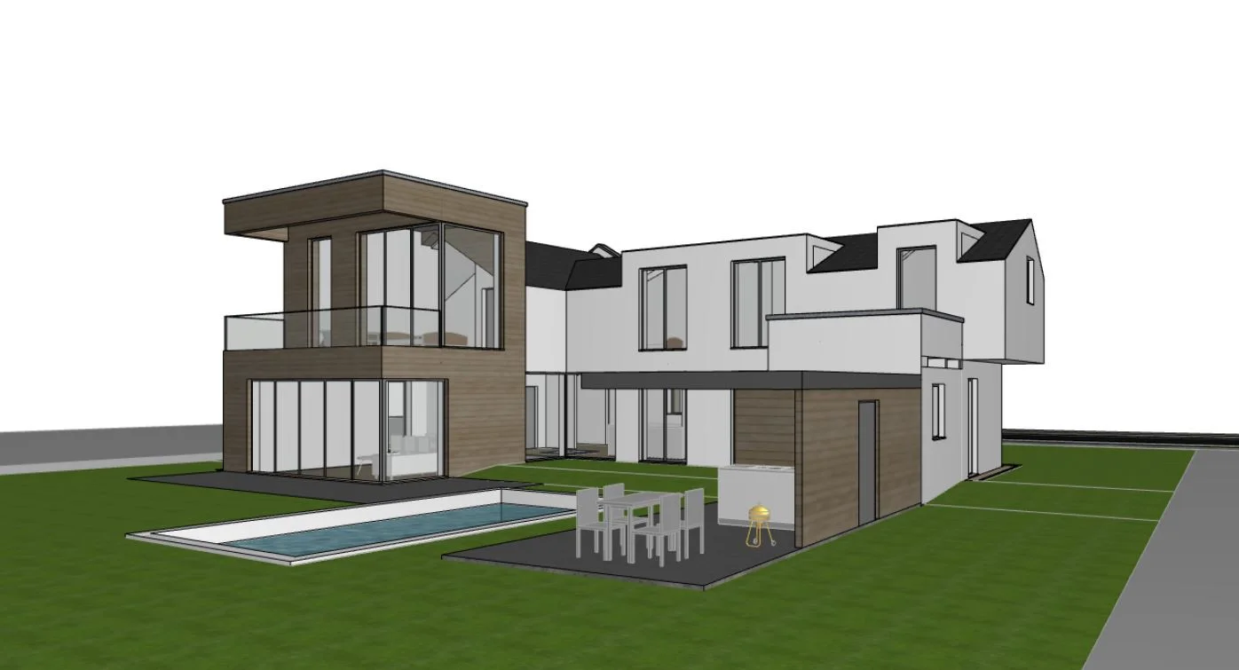 So könnte Ihr Haus aussehen - Baugrundstück mit Baugenehmigung und Planung