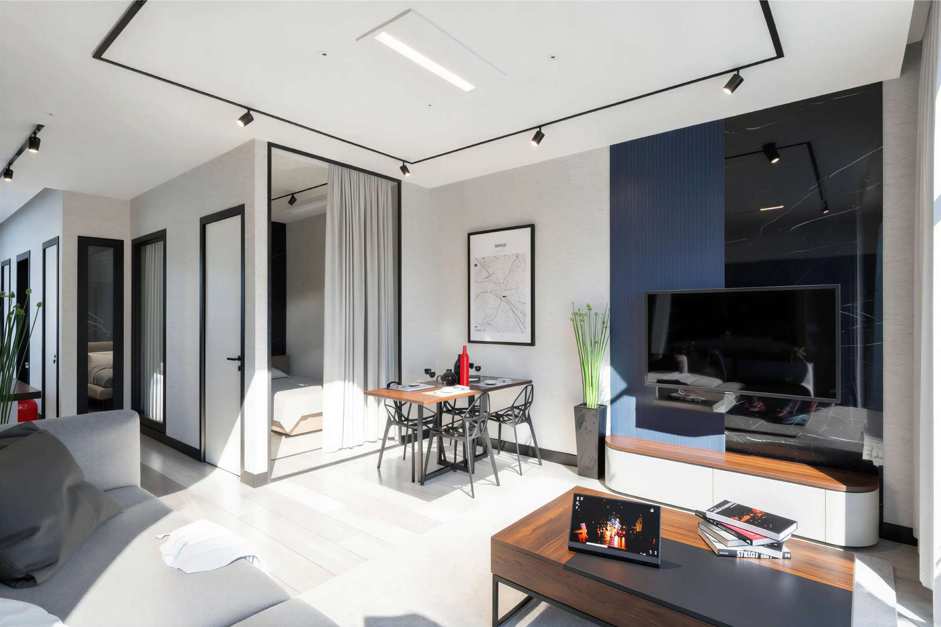 Renovated 2-bedroom apartment in the city center