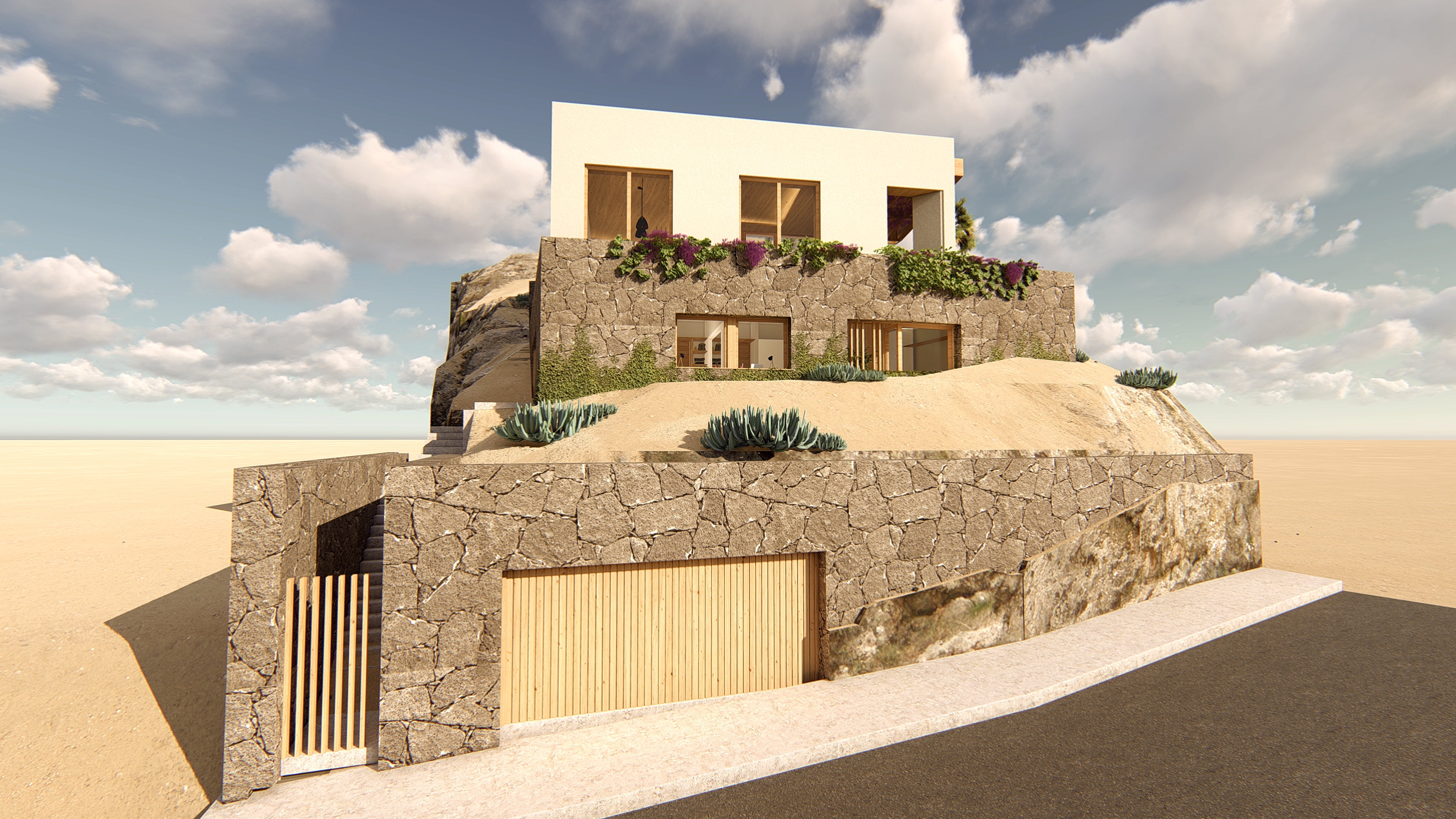 Proyecto Residencial en Cuesta de la Grama: Vanguardia, Diseño y Licencia Concedida