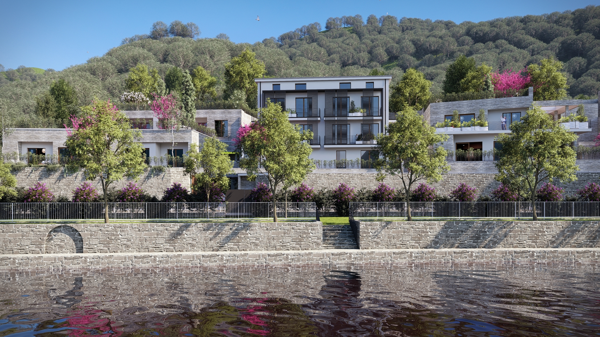 Lakeside apartment in an exclusive newly built Residence