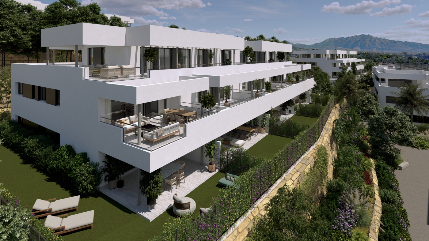New-build penthouse in Casares Costa