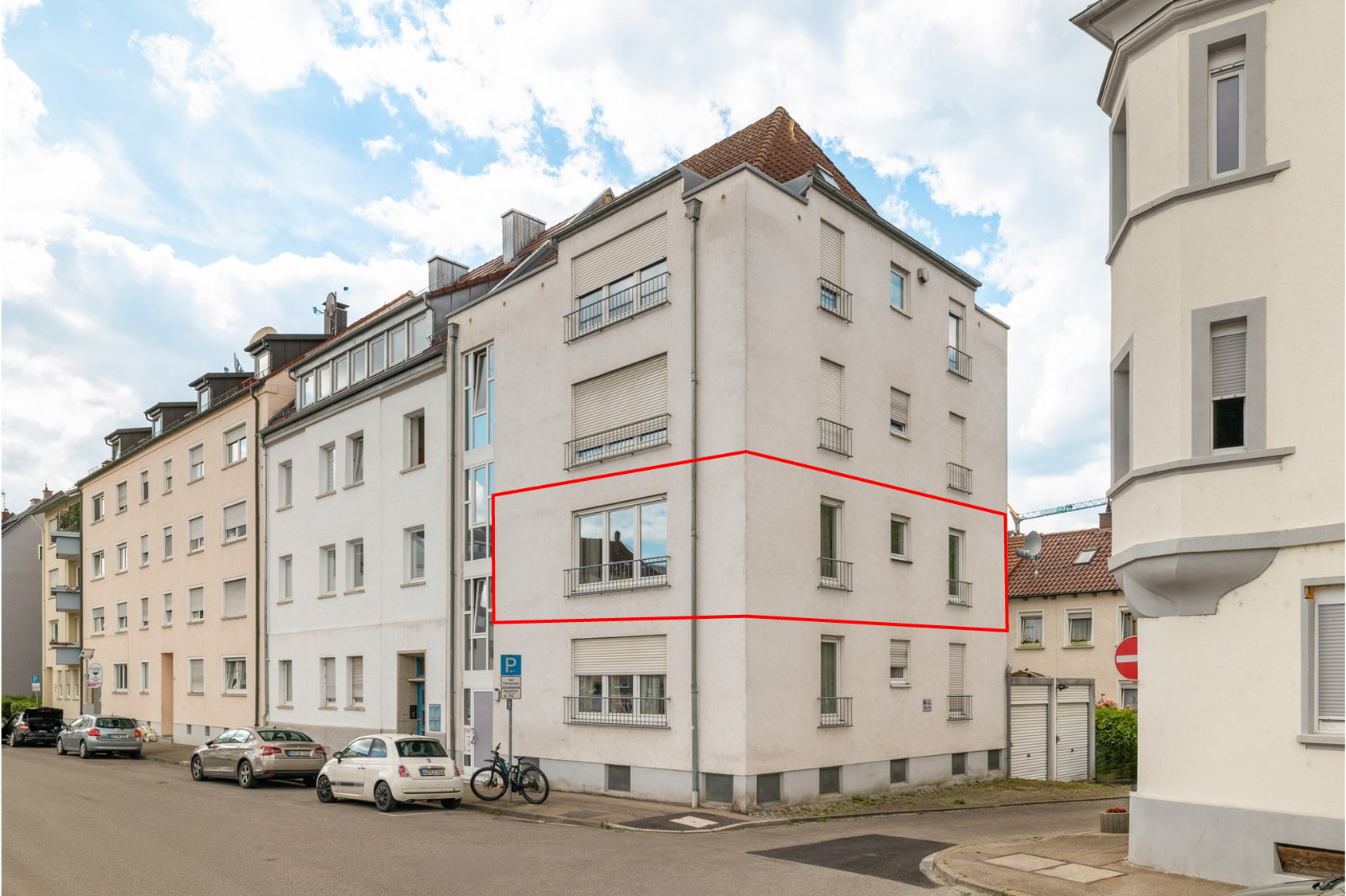 Stilvoll modernisierte 3-Zimmer-Wohnung mit Balkon in ruhiger Innenstadtlage