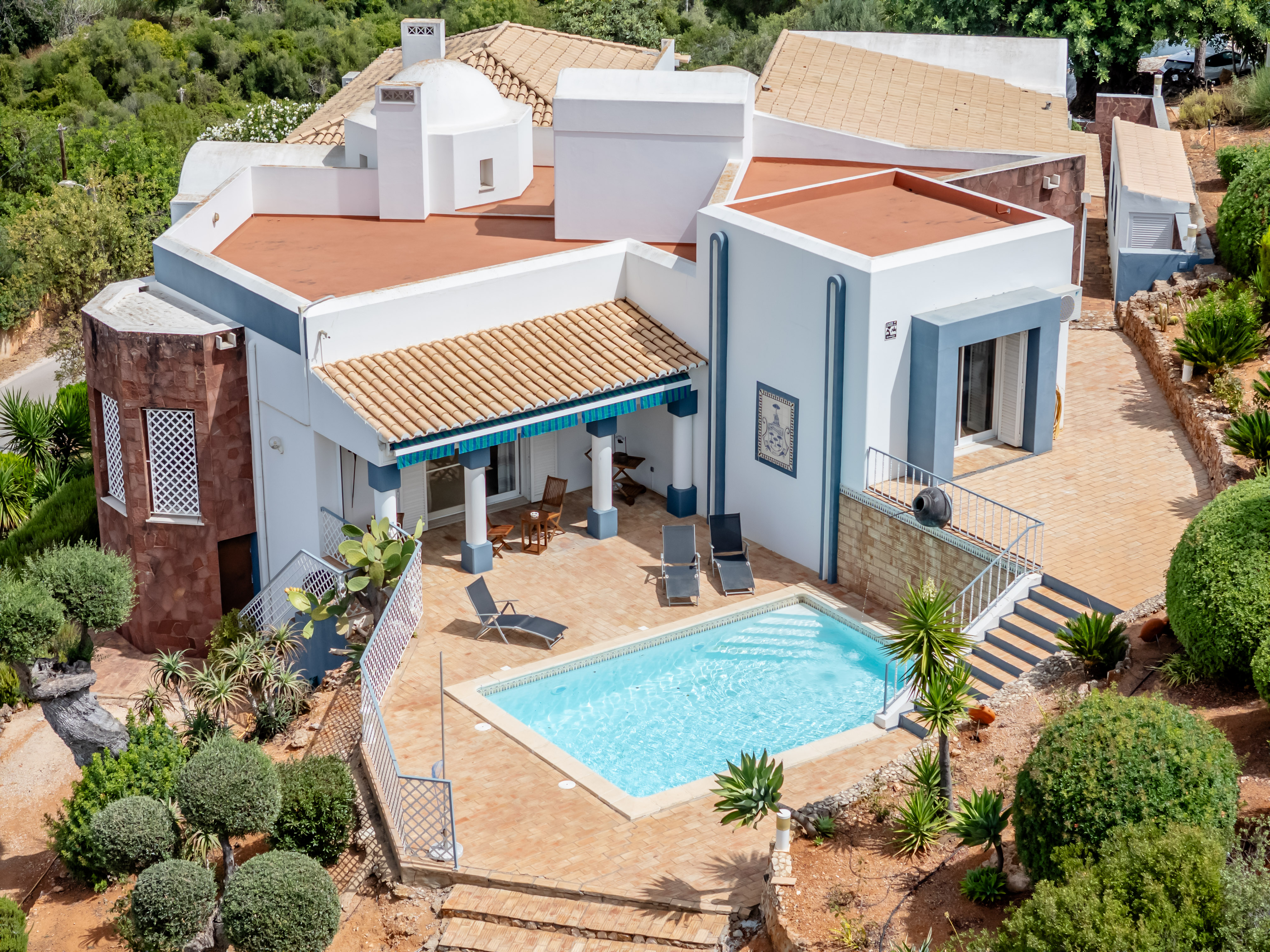 Unique Moorish 6- Bedroom Residence with with Authentic Charm and Castle Panorama