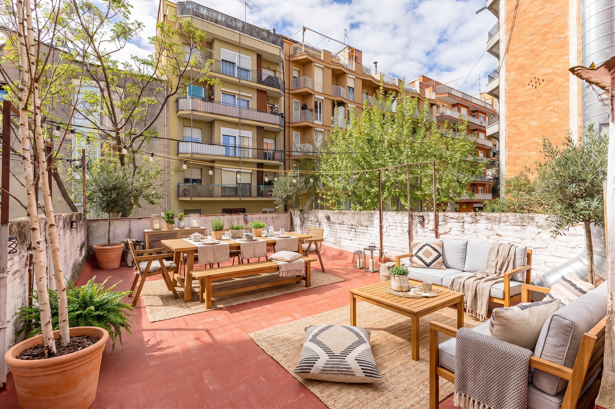 House with great potential and terrace in Sant Andreu.