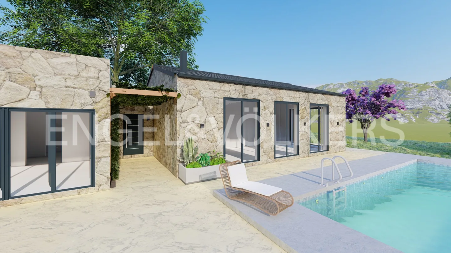 Countryside Villa with Approved Project and Building License