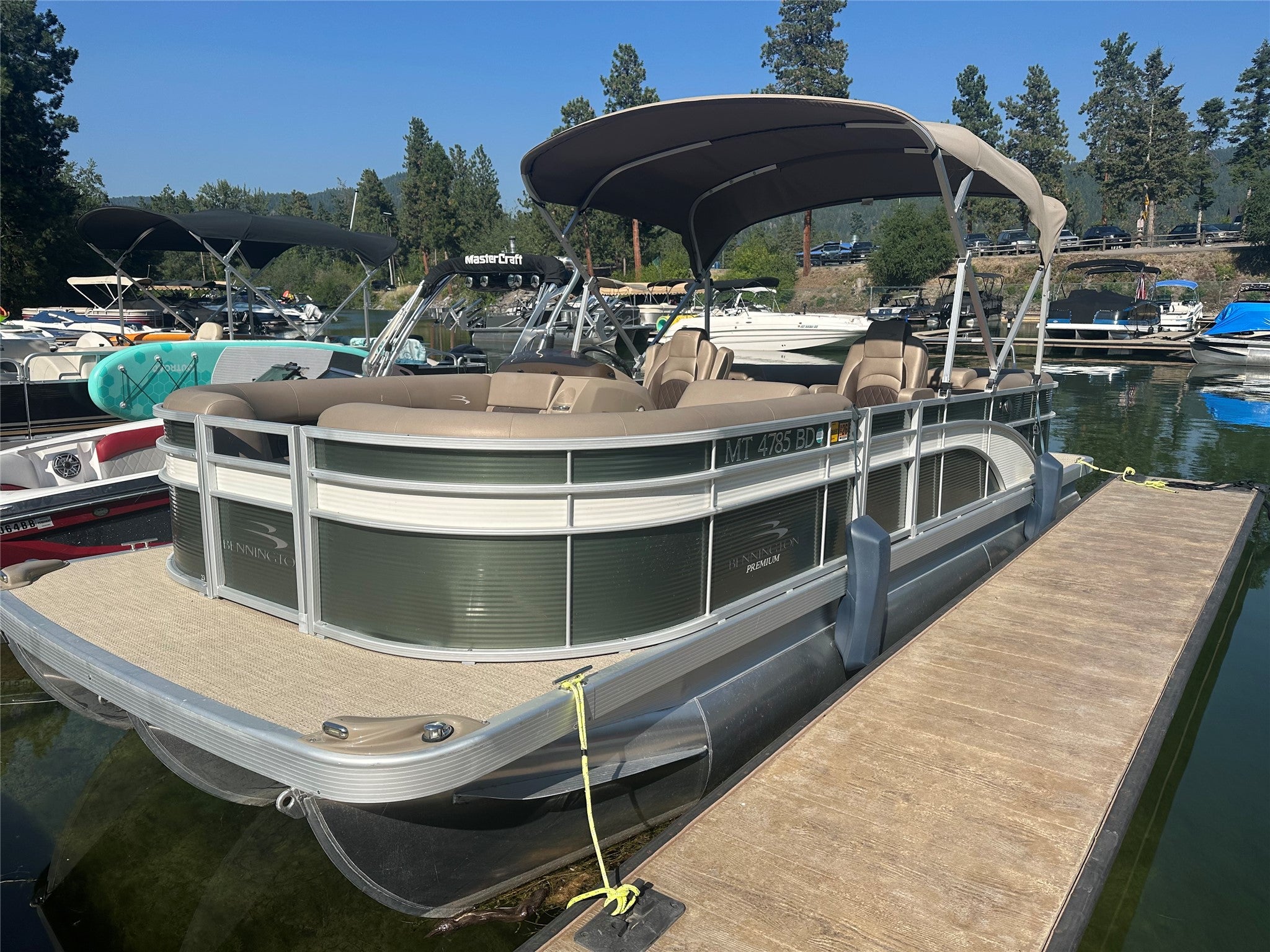 Boat Slip at Hidden Harbor Marina on Flathead Lake