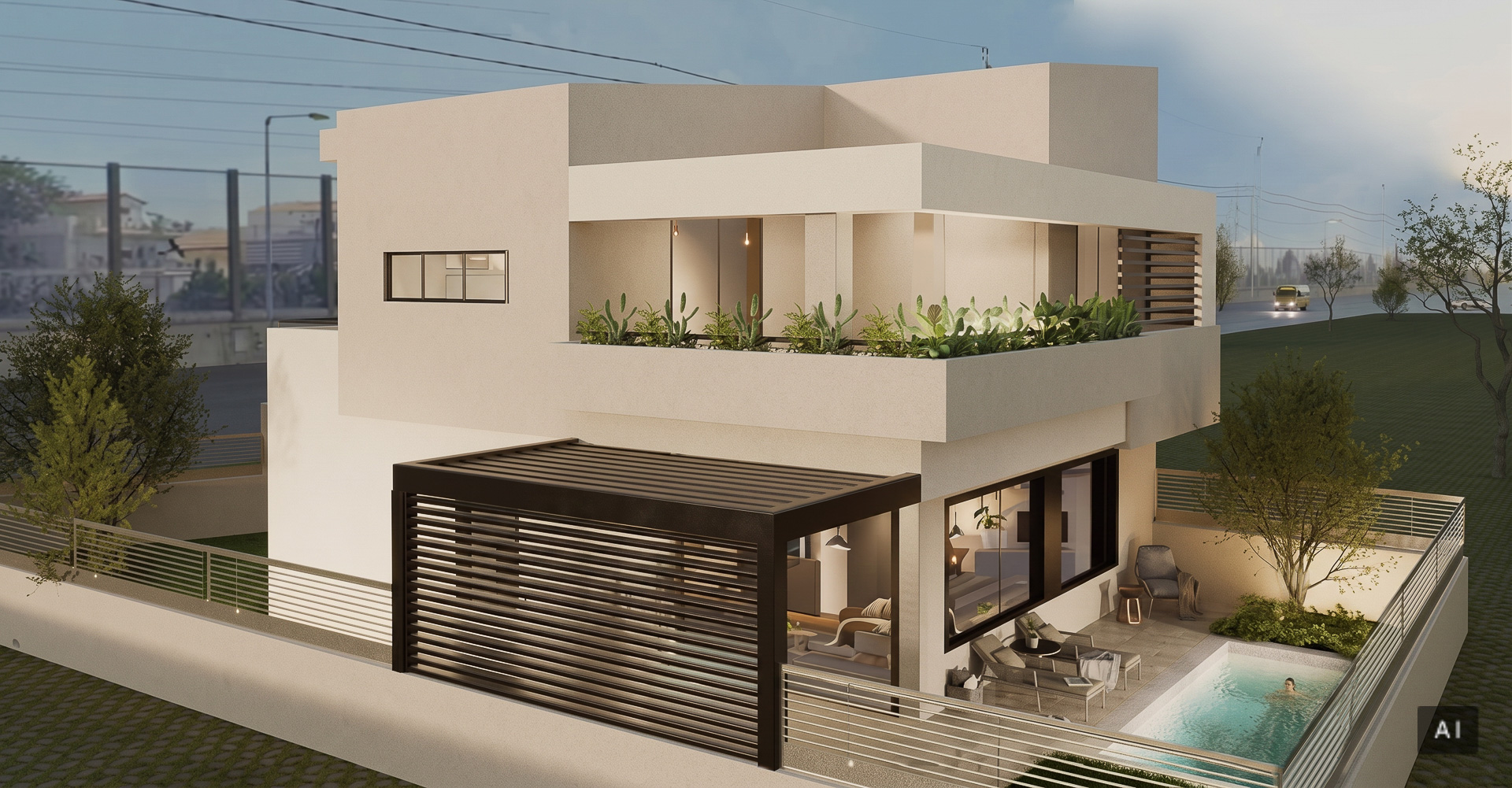 Unique 105 sq.m. residence with a private pool