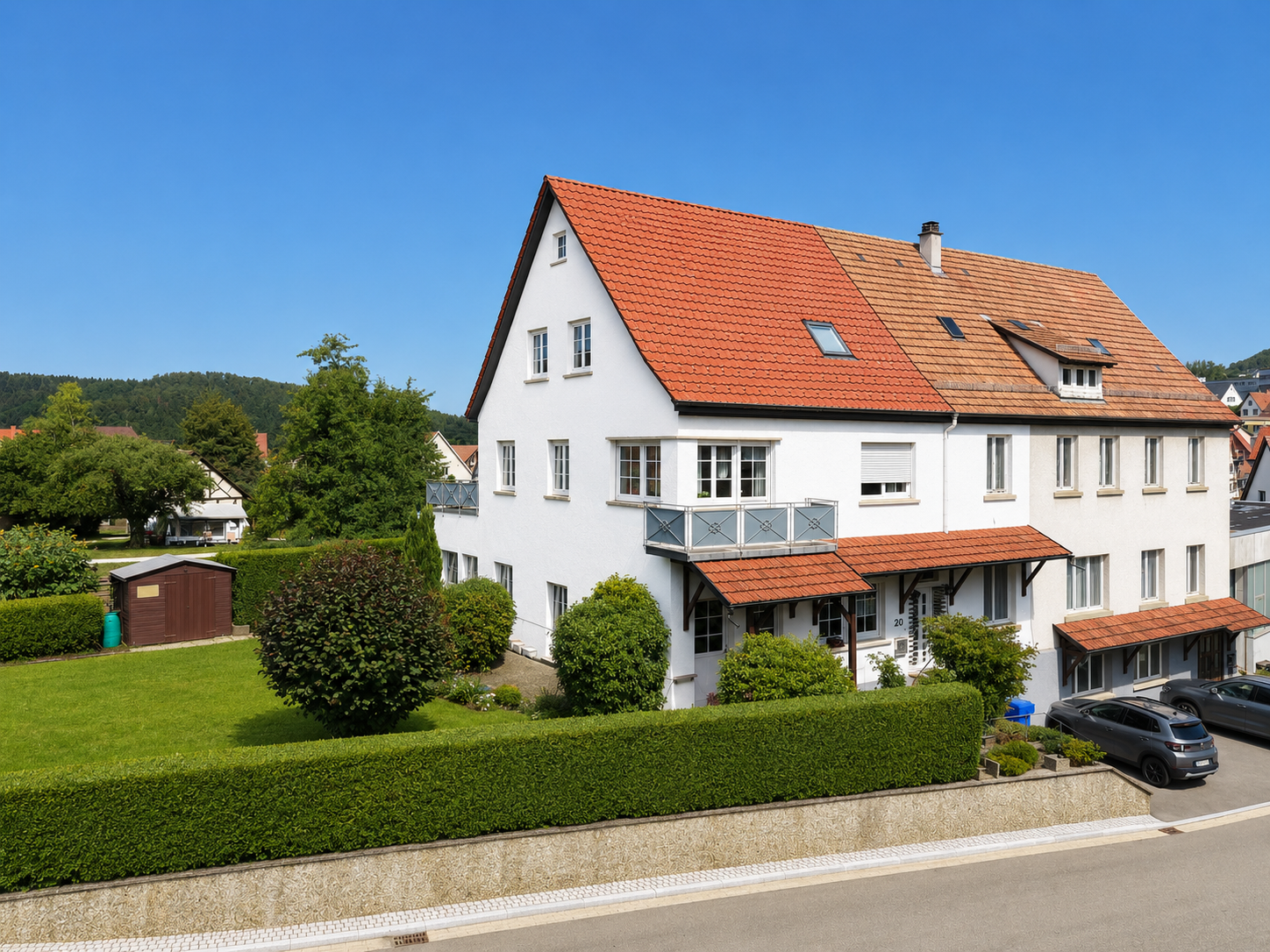 Mehrgenerationenhaus in Jungingen mit Garten, 2 Balkonen und zweiter Einheit mit viel Potenzial! [AI-modified]