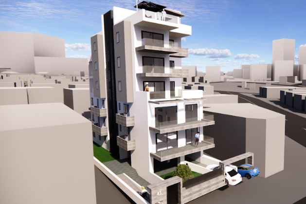 Exceptional 4th floor apartment with private pool