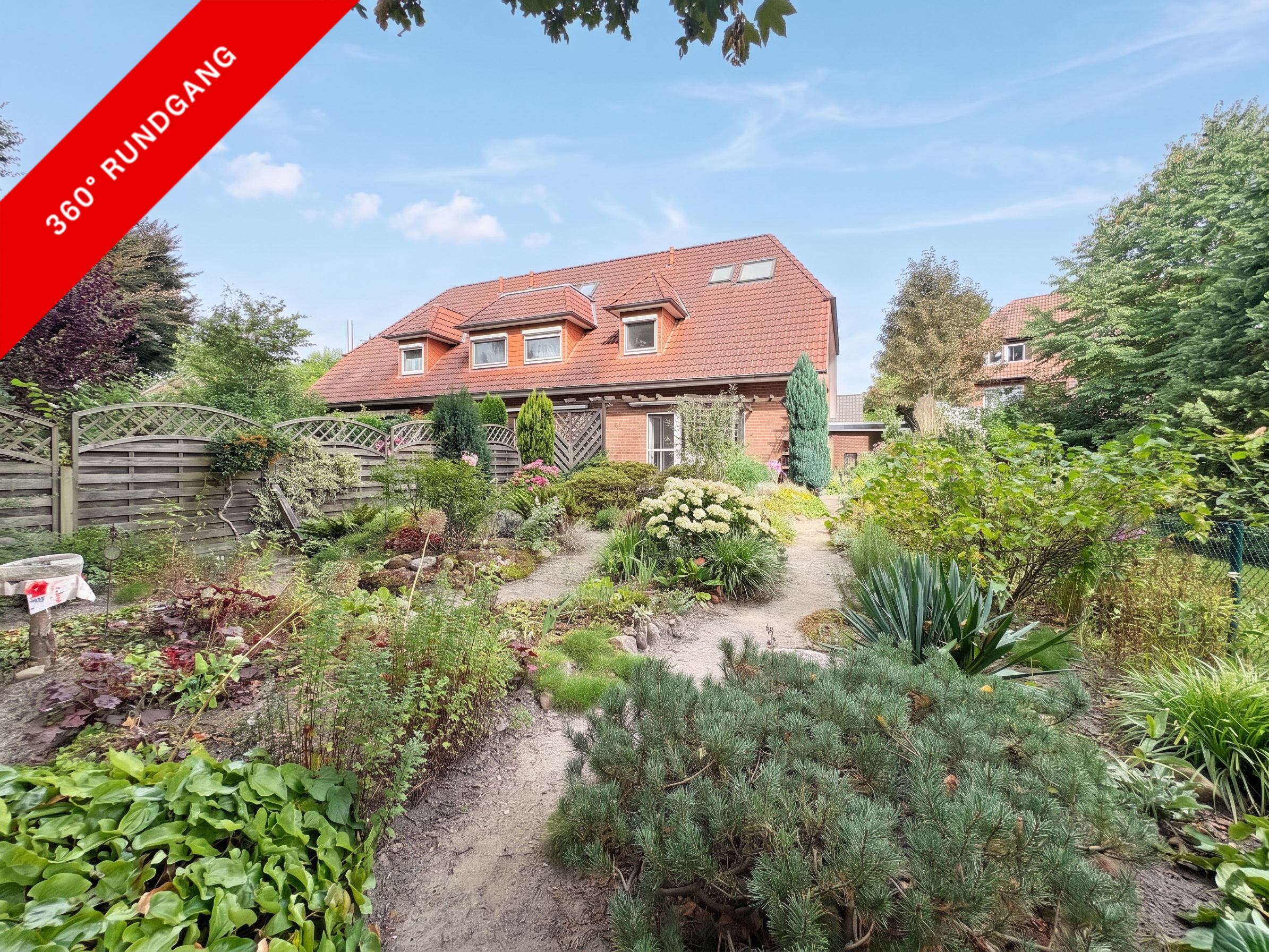 Gepflegtes Reihenendhaus mit Garten in Sackgassenlage im Herzen von Syke! [AI-modified]