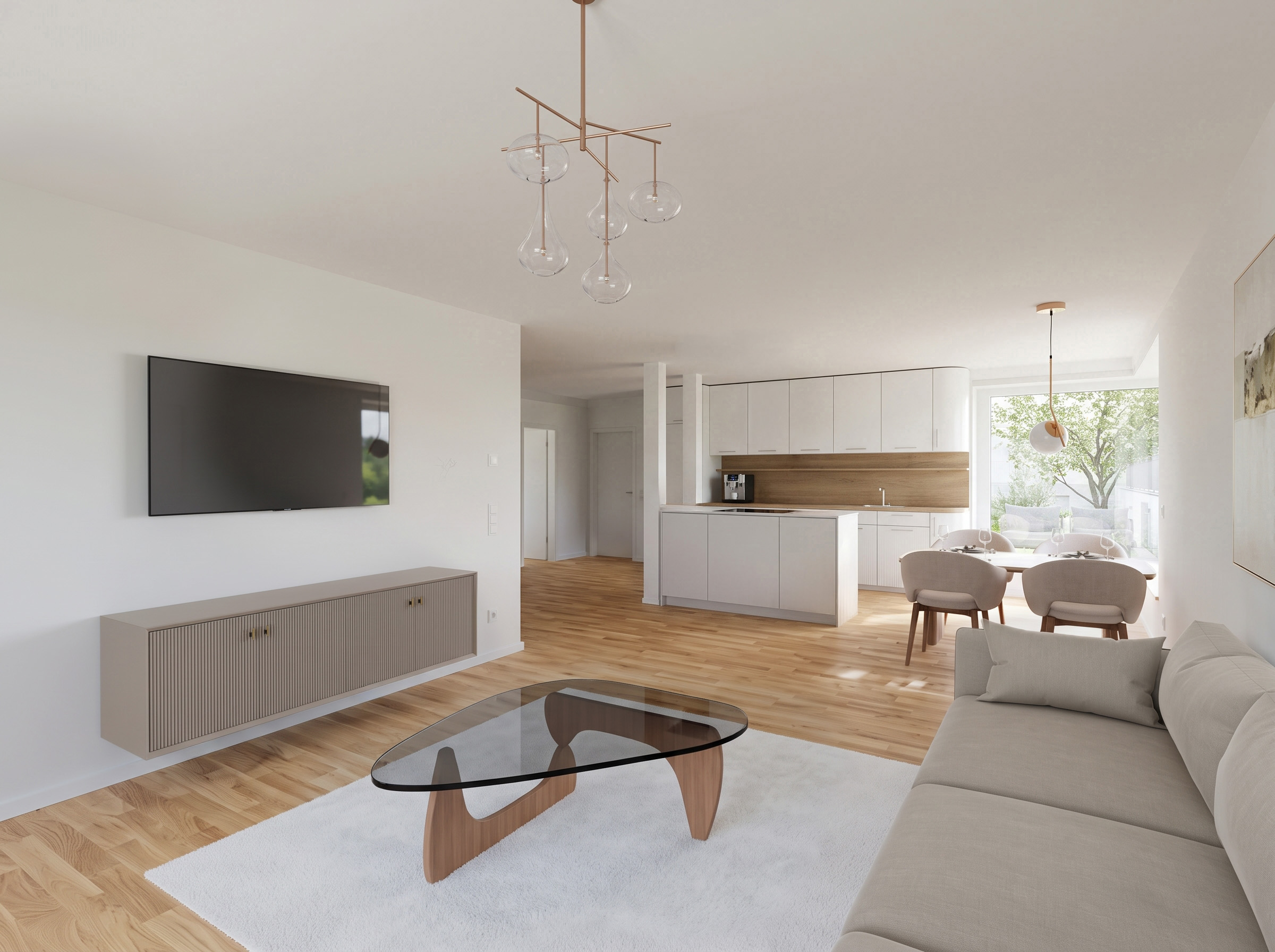 Gehobener Erstbezug – außergewöhnliche 4-Zimmer-Wohnung über drei Ebenen mit Dachterrasse
