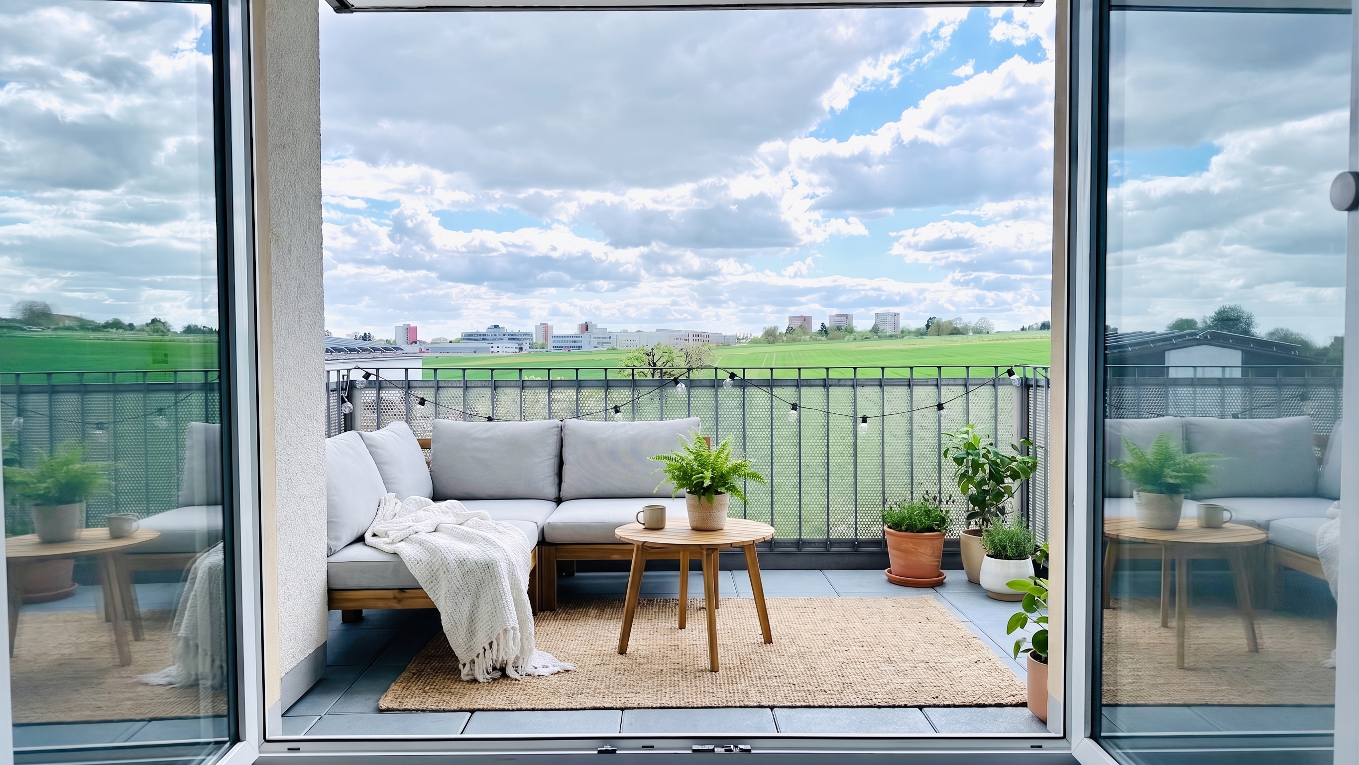 Ruhe – Weitblick – Neubeginn: bezugsfertige 3-Zimmer-Wohnung am Feldrand von Oberursel