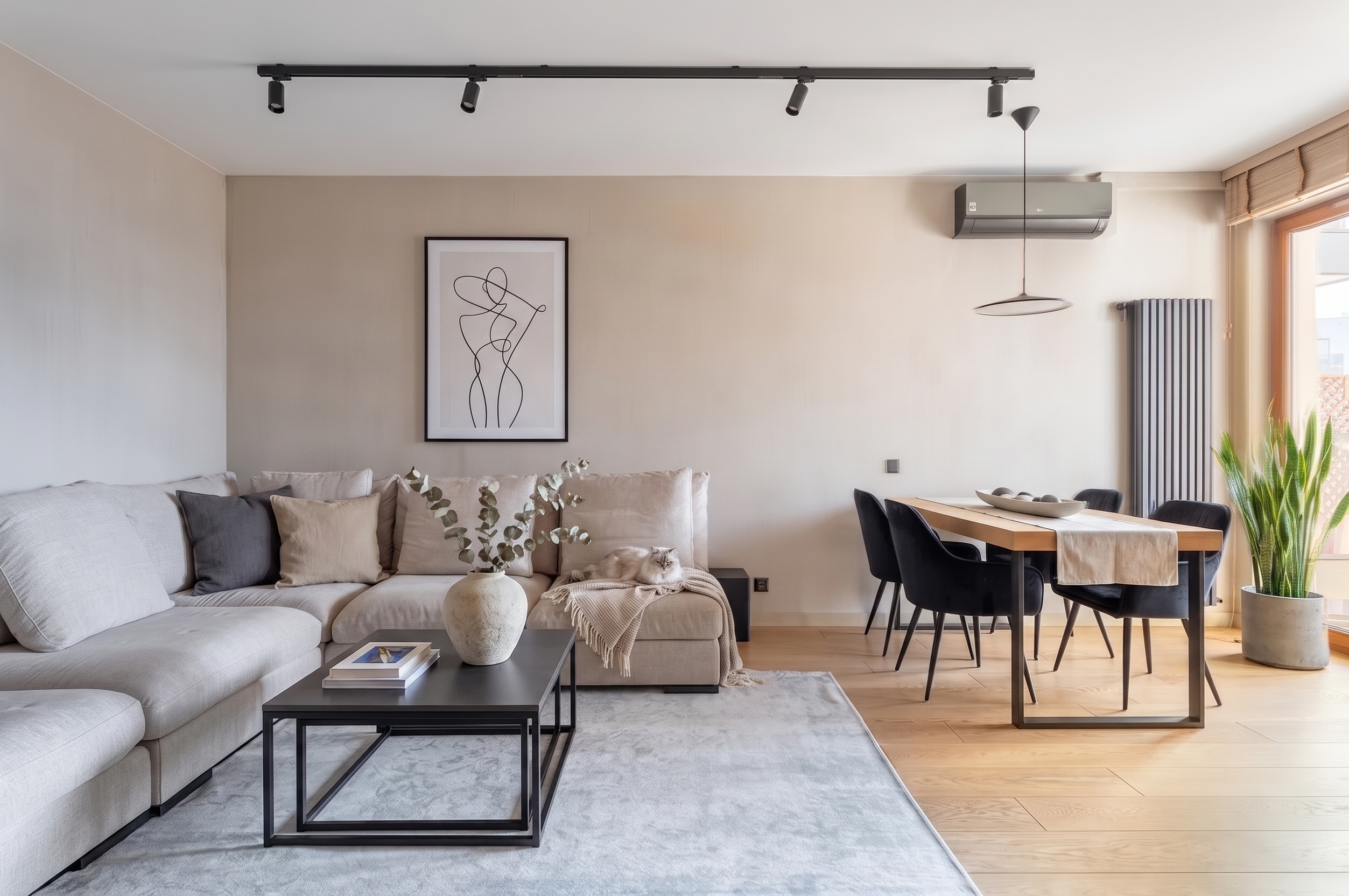 Fall in love with Żoliborz, Warsaw: a luxury 72 m² apartment with a SW balcony, green view, elevator and underground parking in a modern building.
