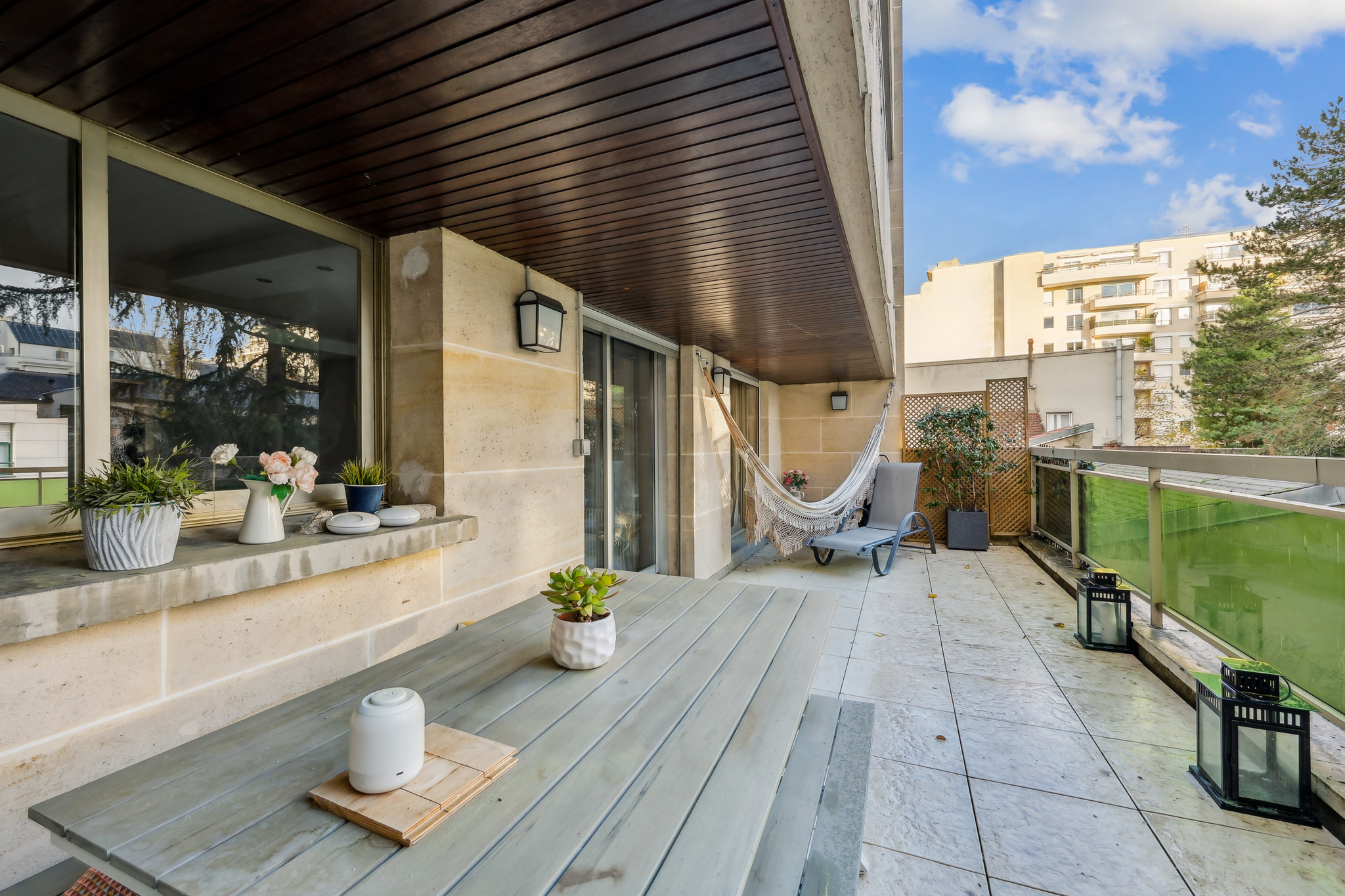 Wohnung in absoluter Ruhe, mit Terrasse in Boulogne-Billancourt
